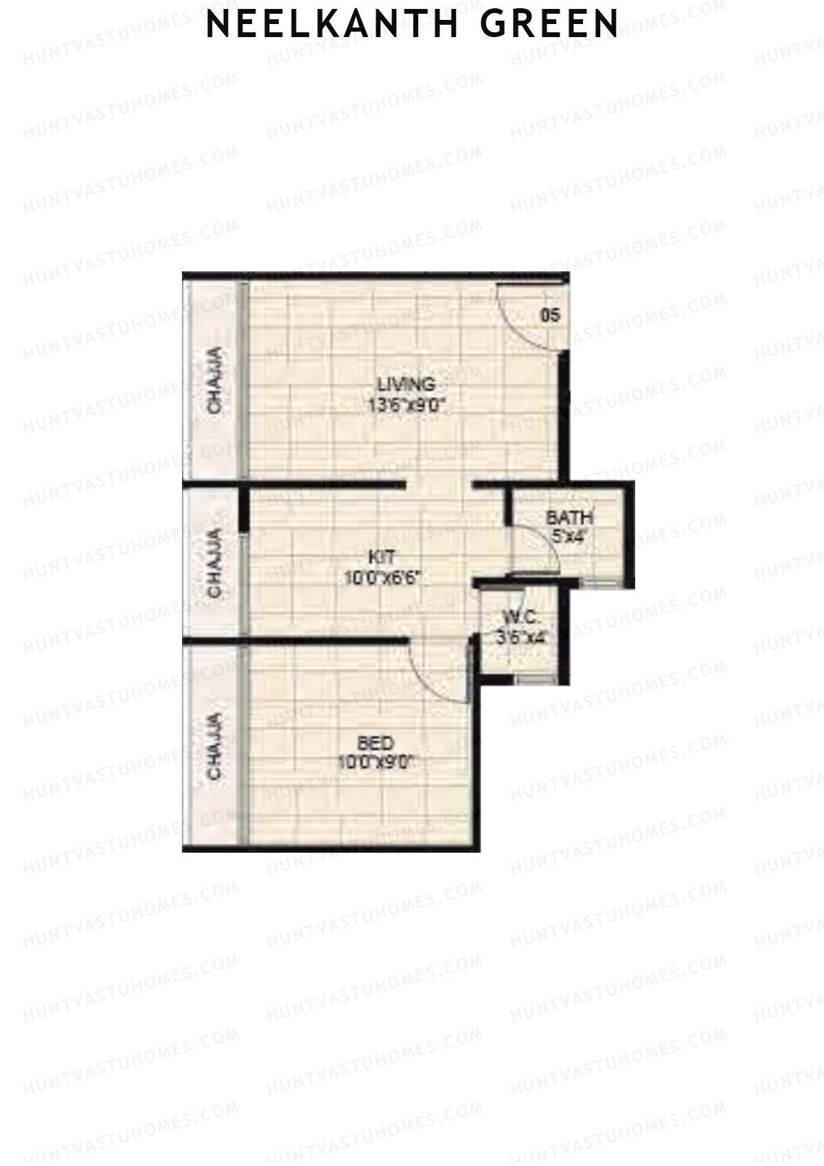 Neelkanth Green Block A Unit 5 Floor Plan