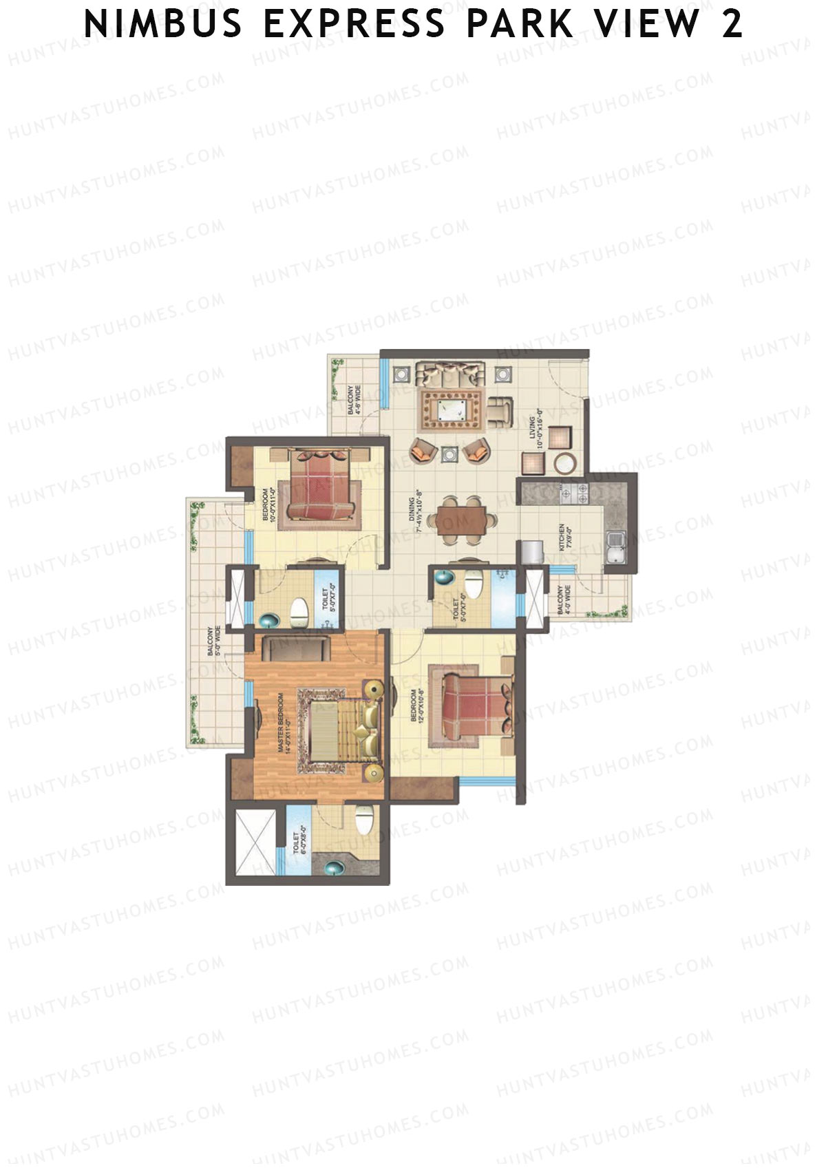 Nimbus Express Park View 2 Tower K1 Unit 3 Floor Plan