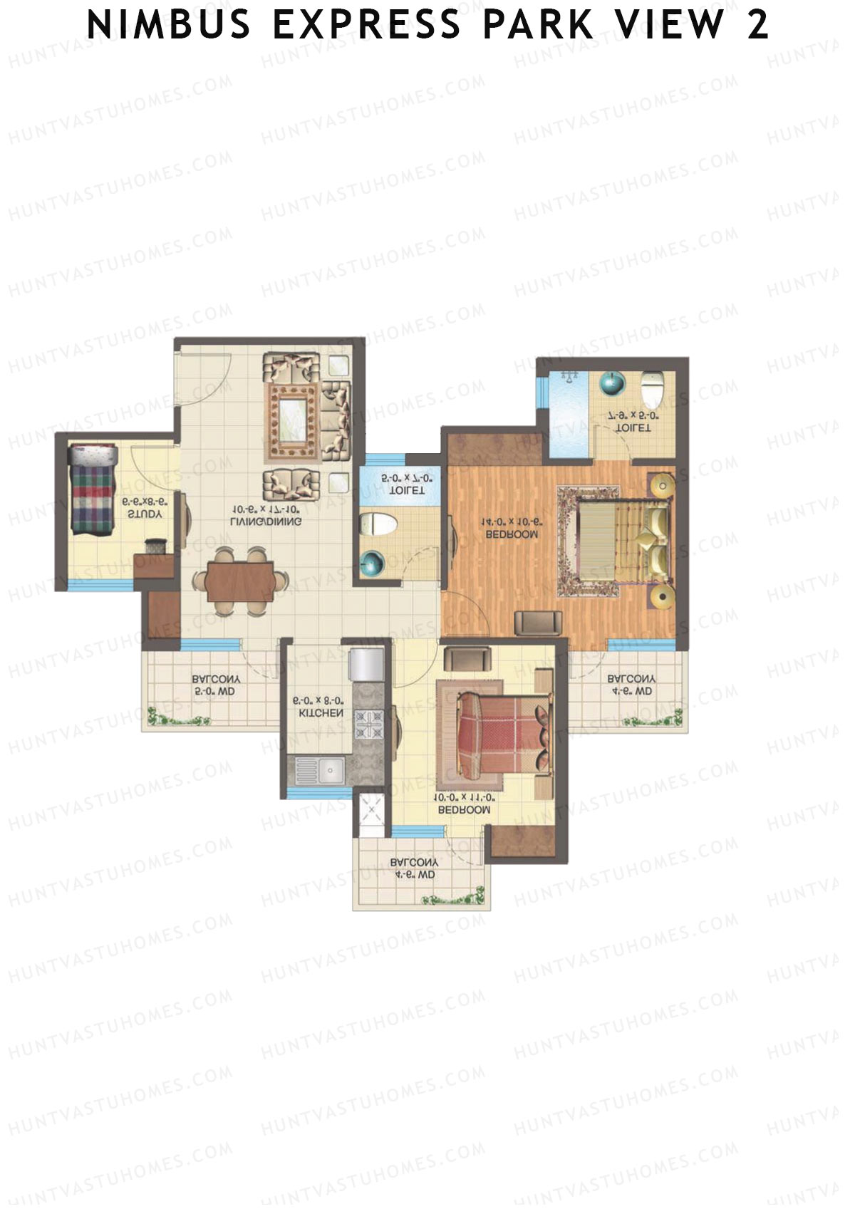 Nimbus Express Park View 2 Tower K1 Unit 5 Floor Plan