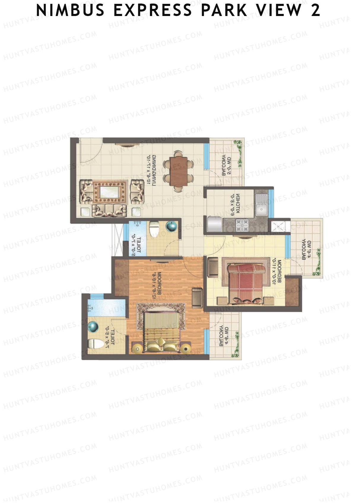 Nimbus Express Park View 2 Tower L1 Unit 1 Floor Plan