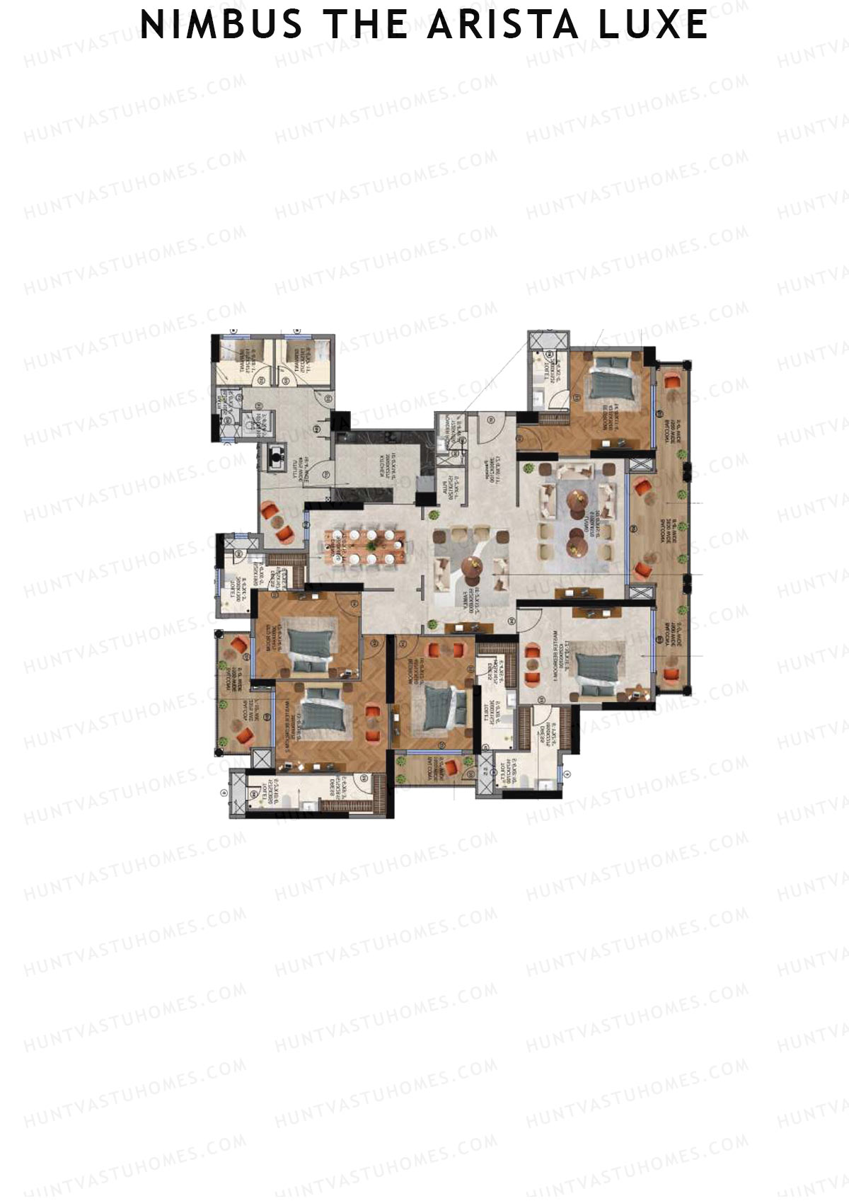 Nimbus The Arista Luxe Tower 5 Unit 1 Floor Plan