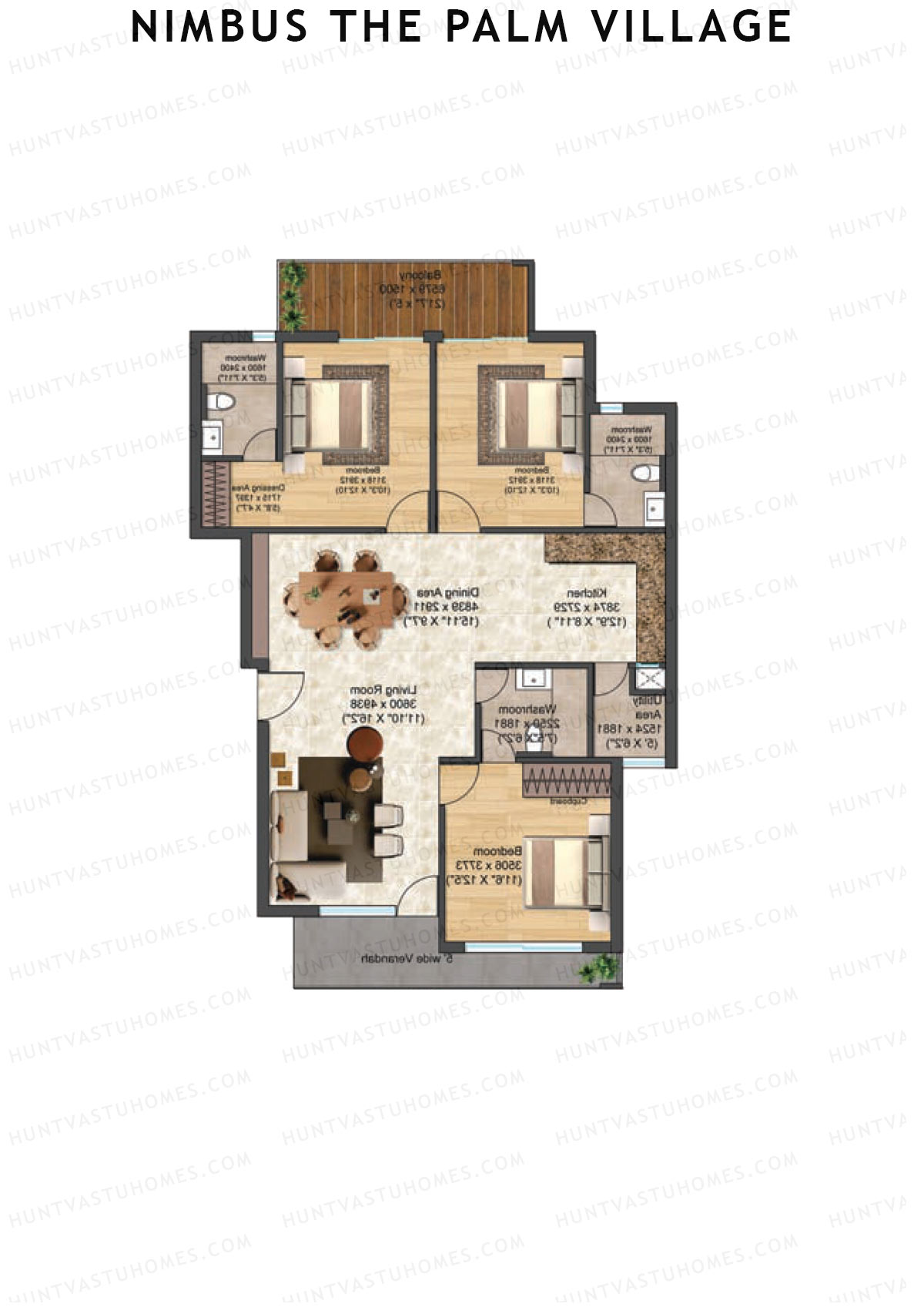 Nimbus The Palm Village Tower B8 Unit 2 Floor Plan