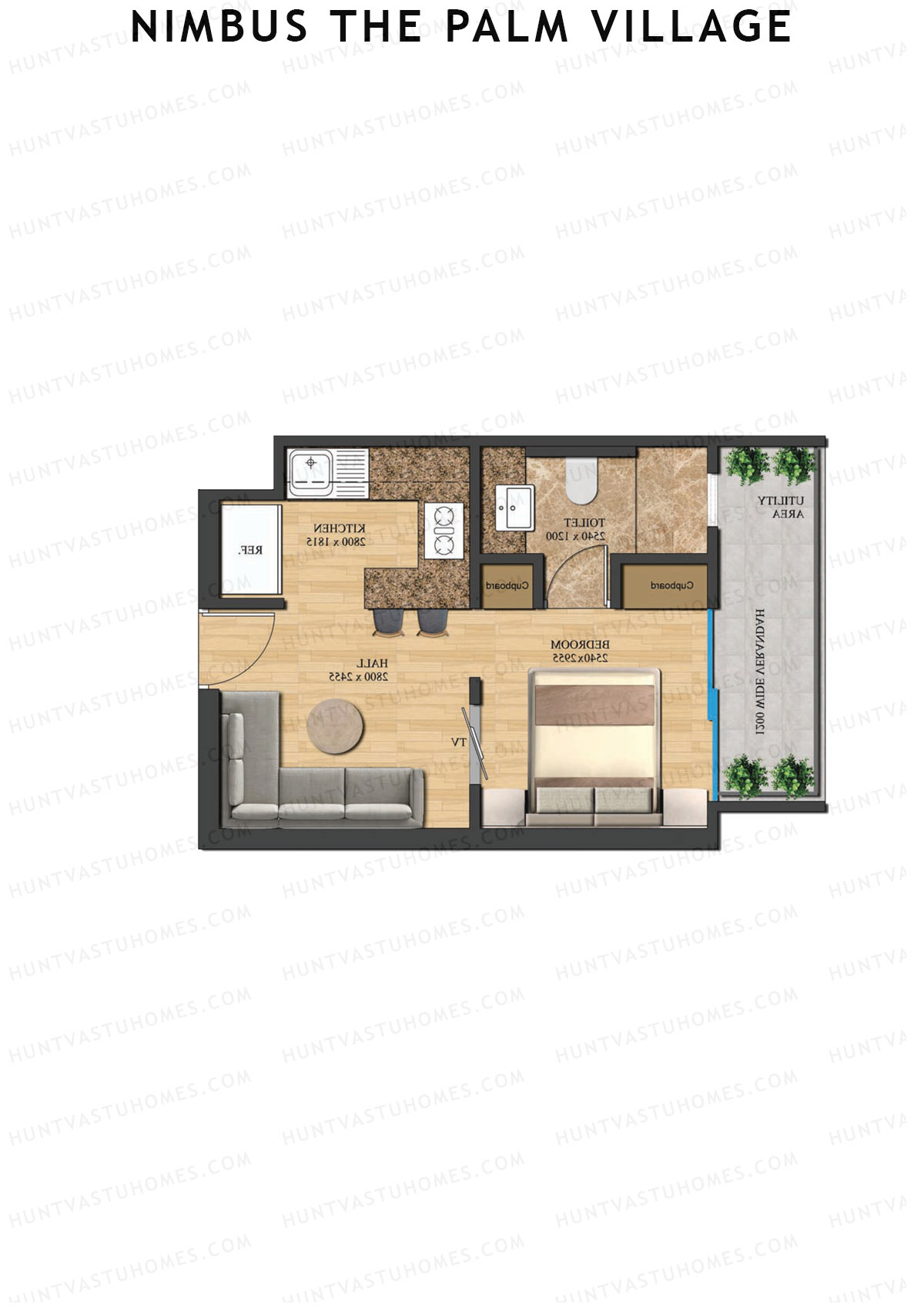 Nimbus The Palm Village Block B Unit 11 Floor Plan