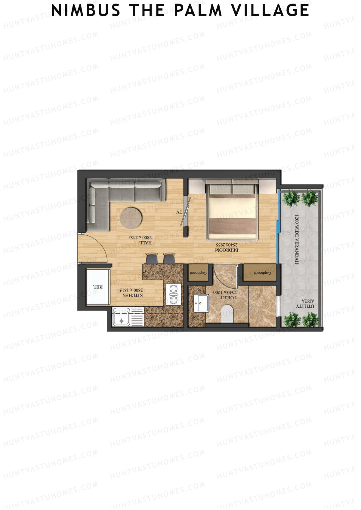 Nimbus The Palm Village Block B Unit 12 Floor Plan