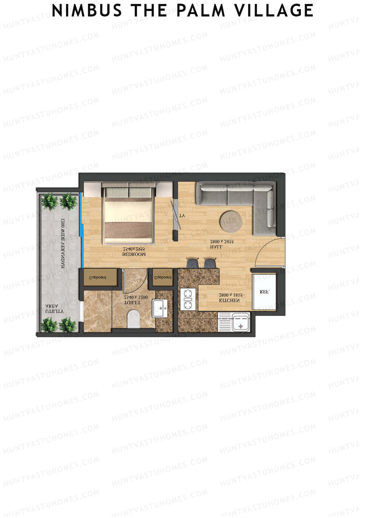 Nimbus The Palm Village Block B Unit 24 Floor Plan