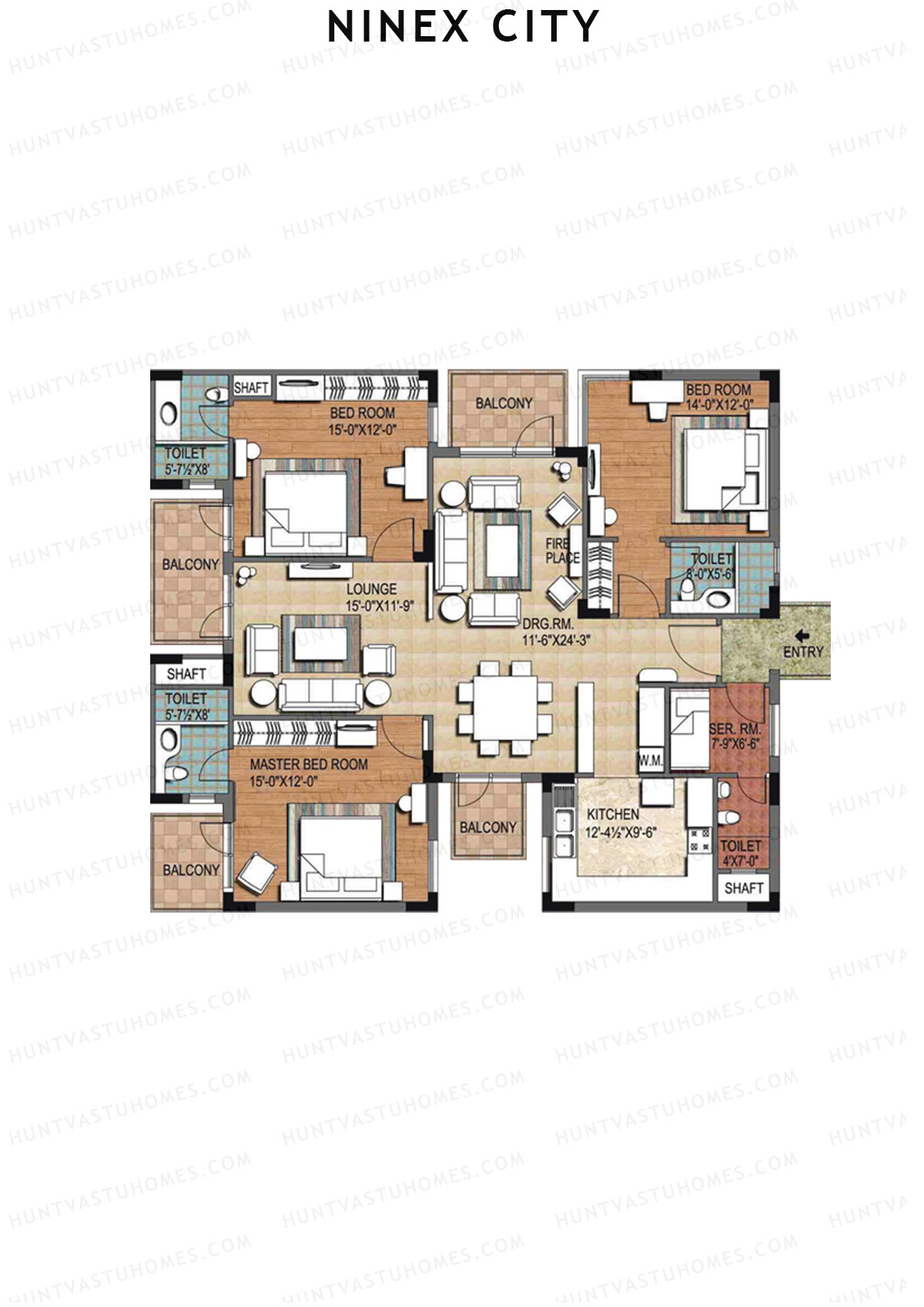 Ninex City Block D Unit 6 Floor Plan