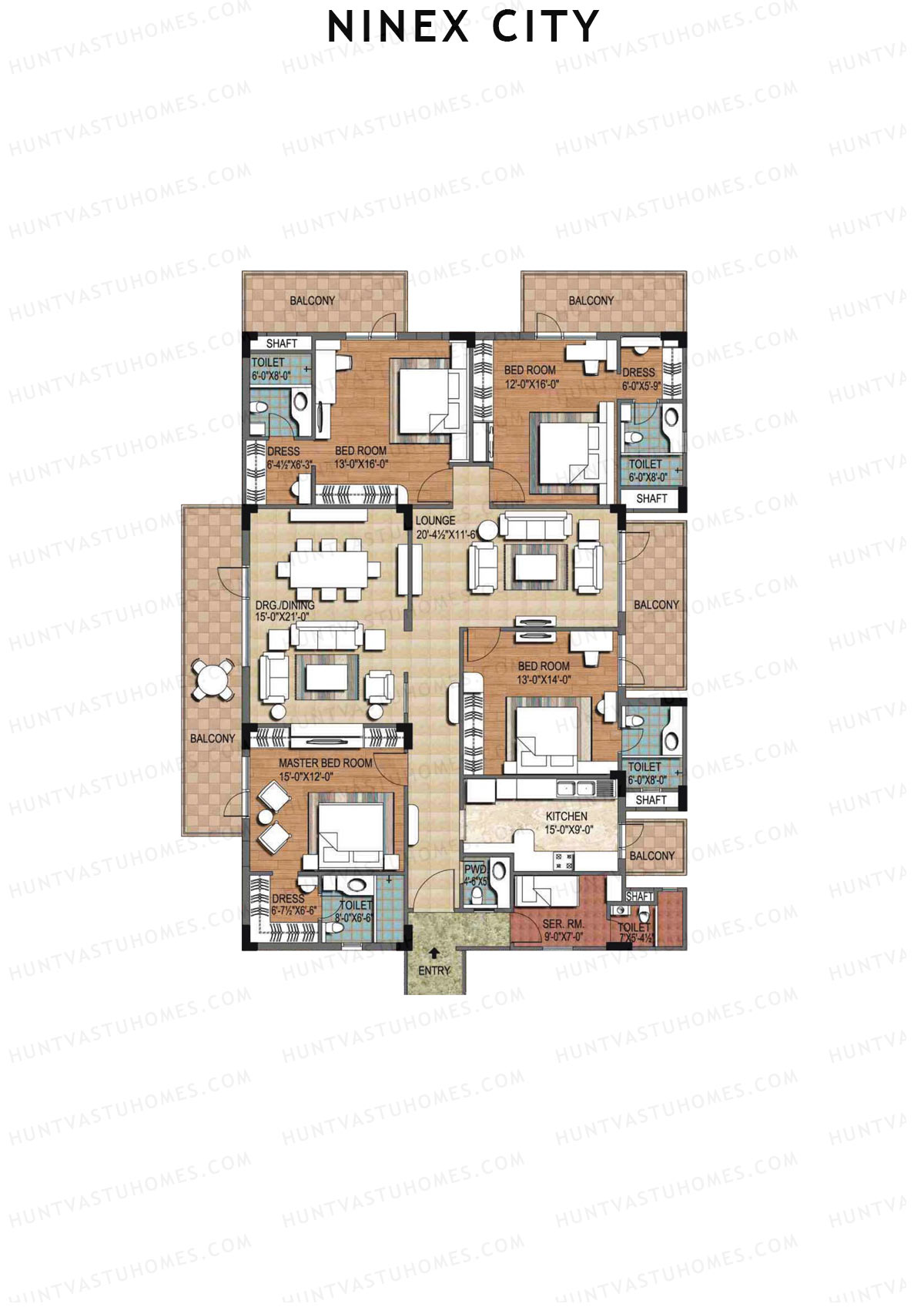 Ninex City Block E Unit 3 Floor Plan