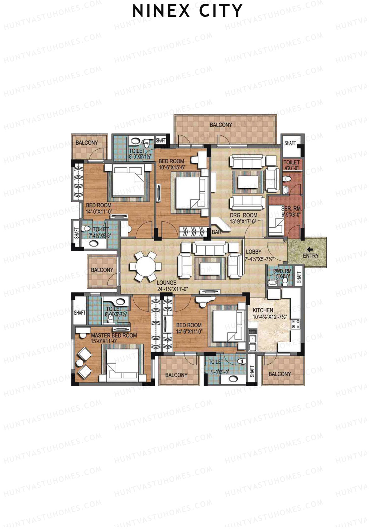 Ninex City Block F Unit 10 Floor Plan