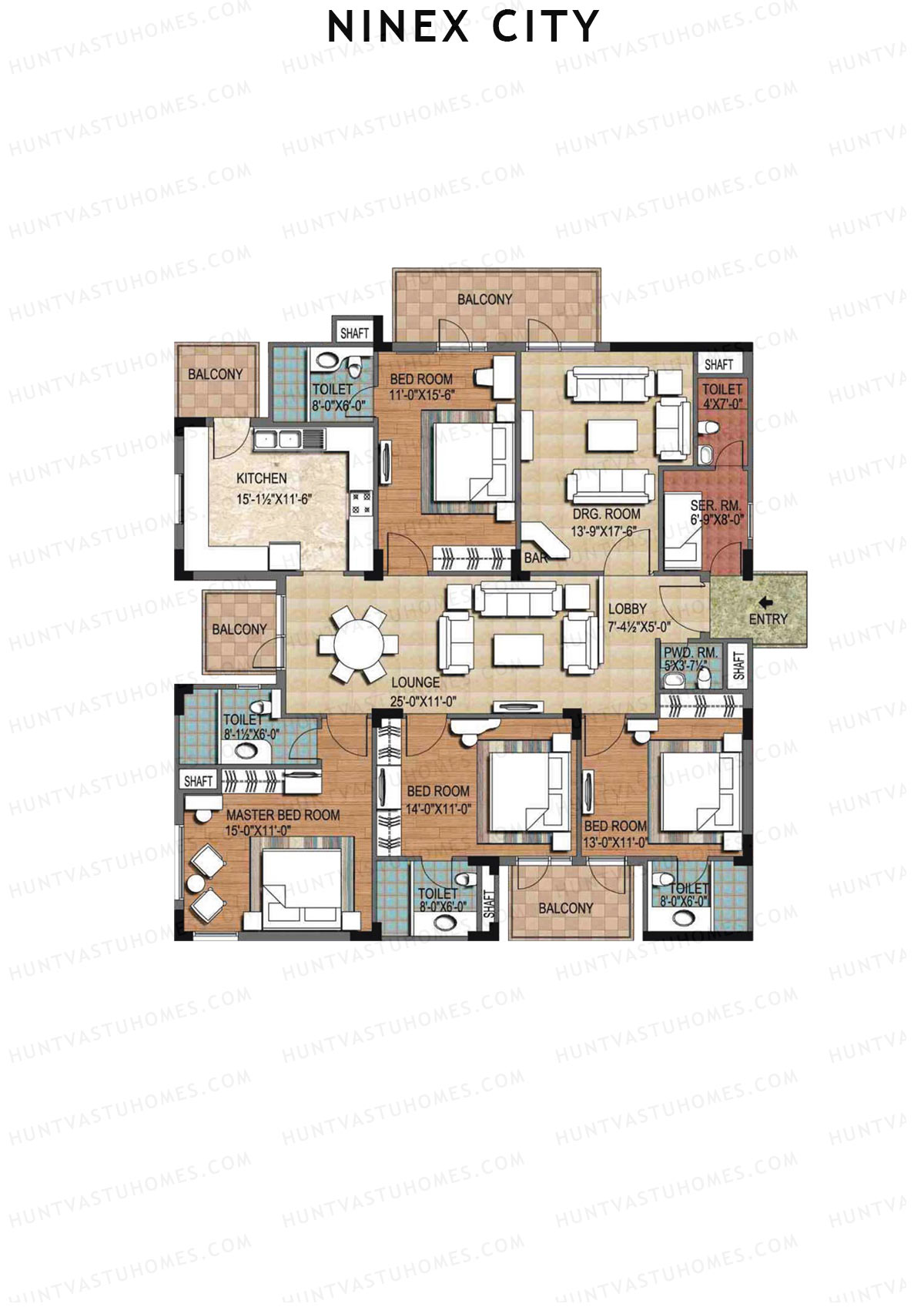 Ninex City Block F Unit 8 Floor Plan