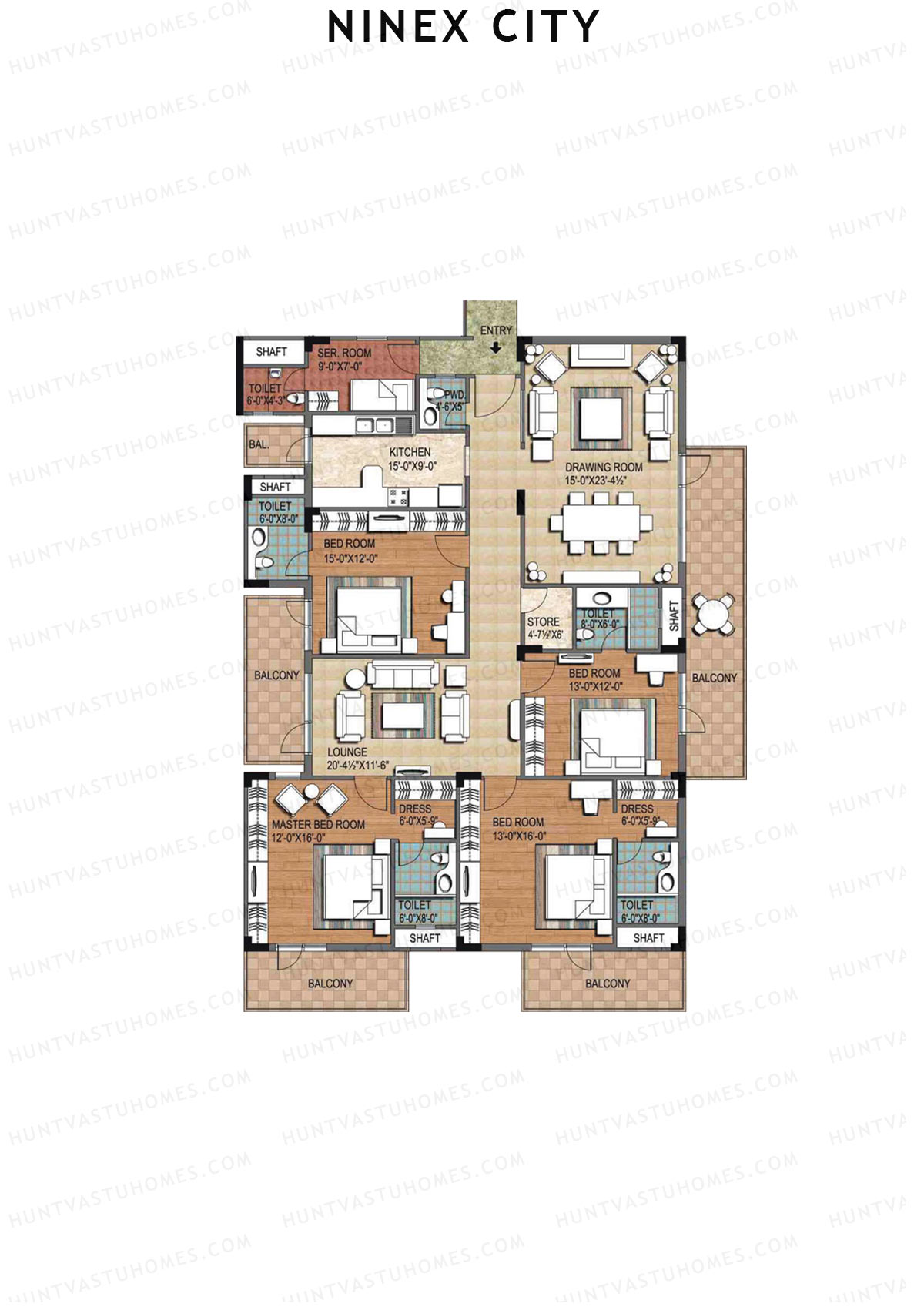 Ninex City Block H Unit 2 Floor Plan