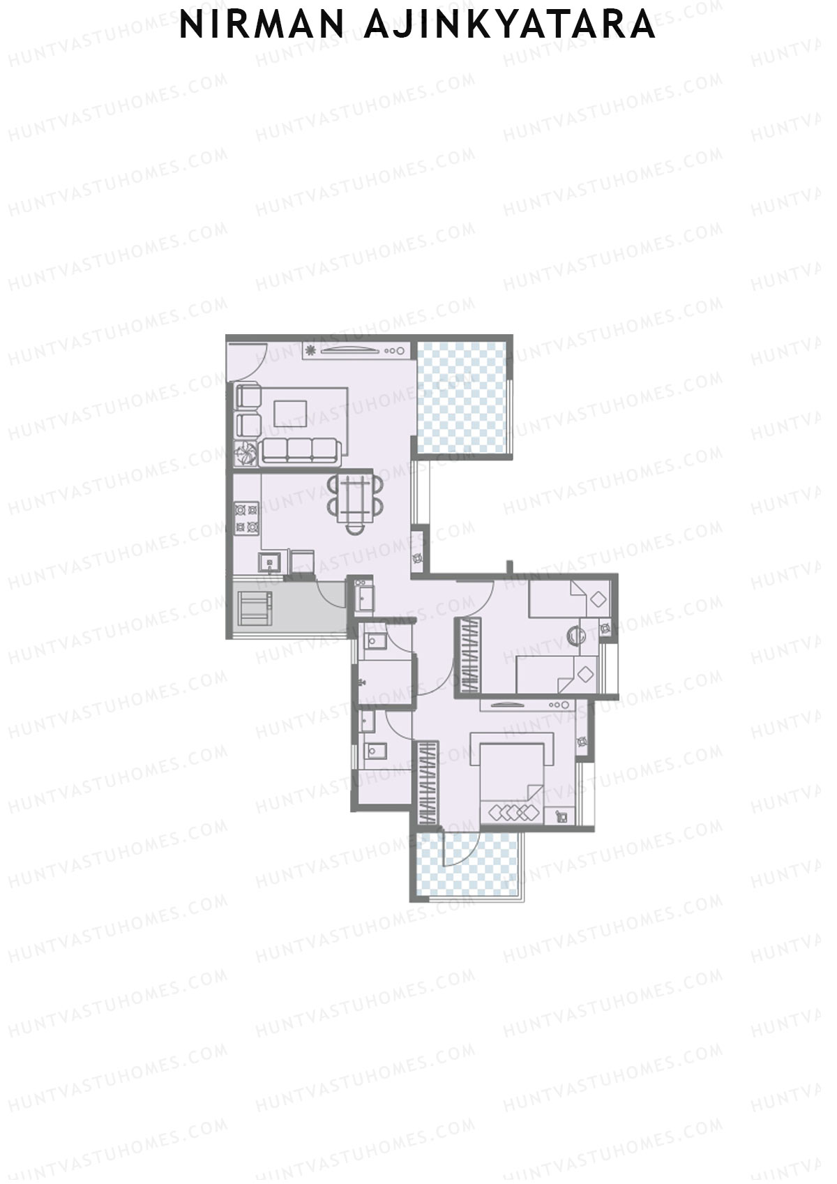Nirman Ajinkyatara Wing A Unit 1 Floor Plan