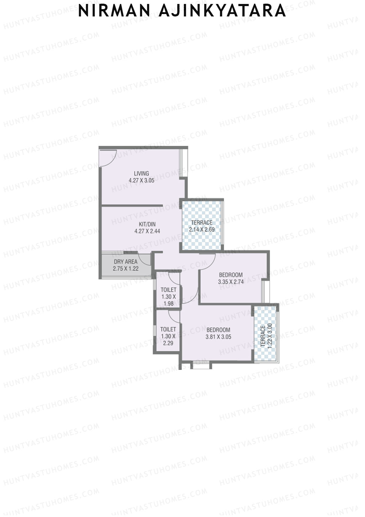Nirman Ajinkyatara Wing A Unit 1 Floor Plan