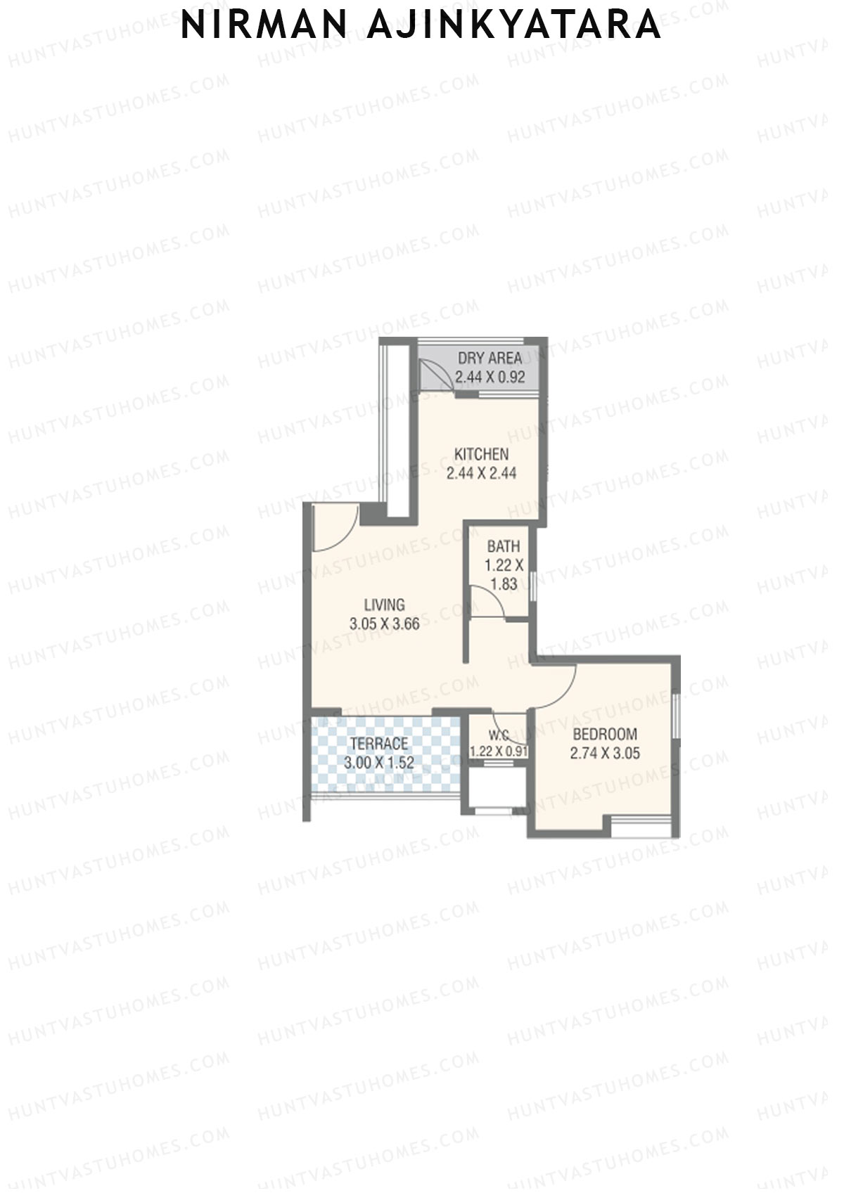 Nirman Ajinkyatara Wing A Unit 2 Floor Plan