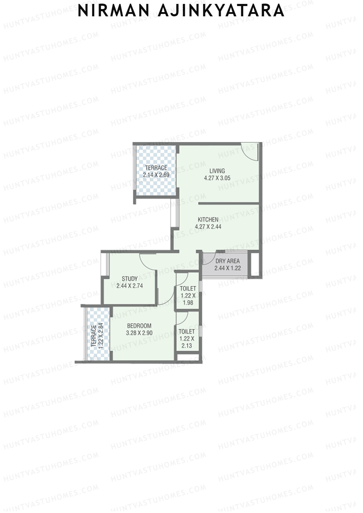 Nirman Ajinkyatara Wing A Unit 4 Floor Plan