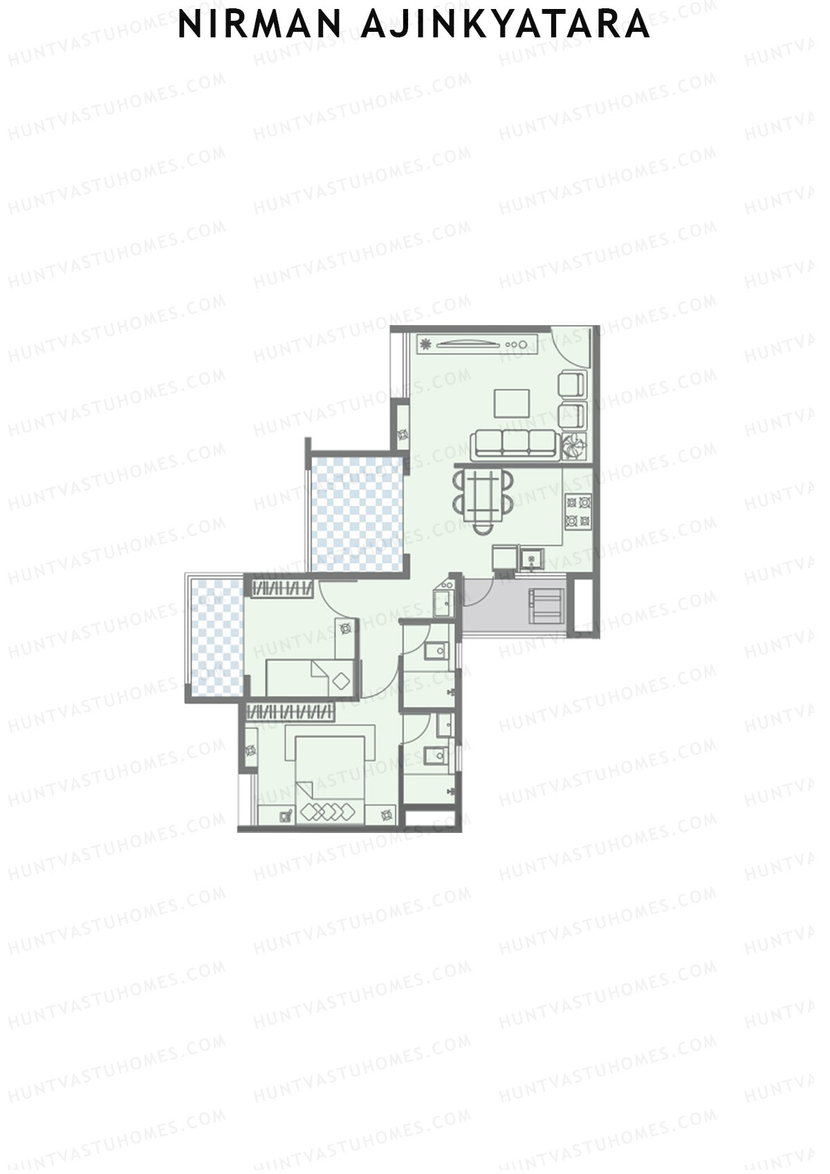 Nirman Ajinkyatara Wing A Unit 4 Floor Plan