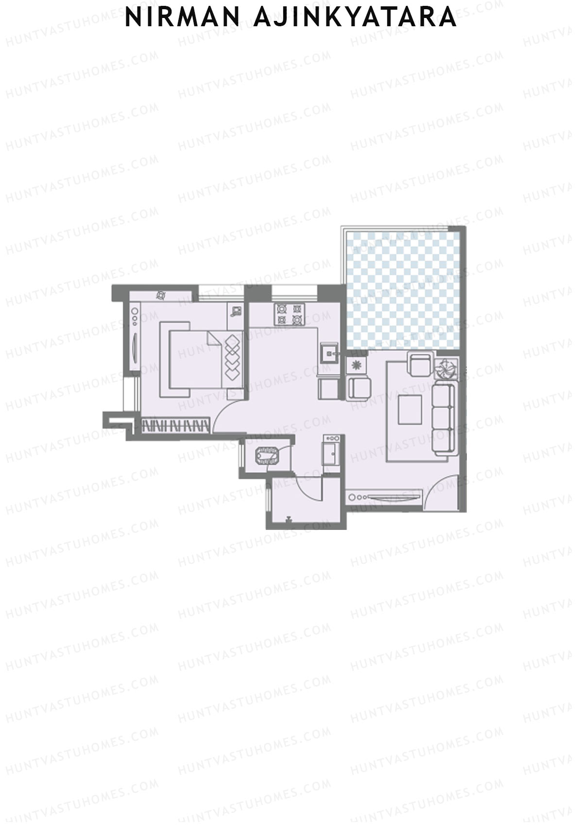 Nirman Ajinkyatara Wing A Unit 6 Floor Plan