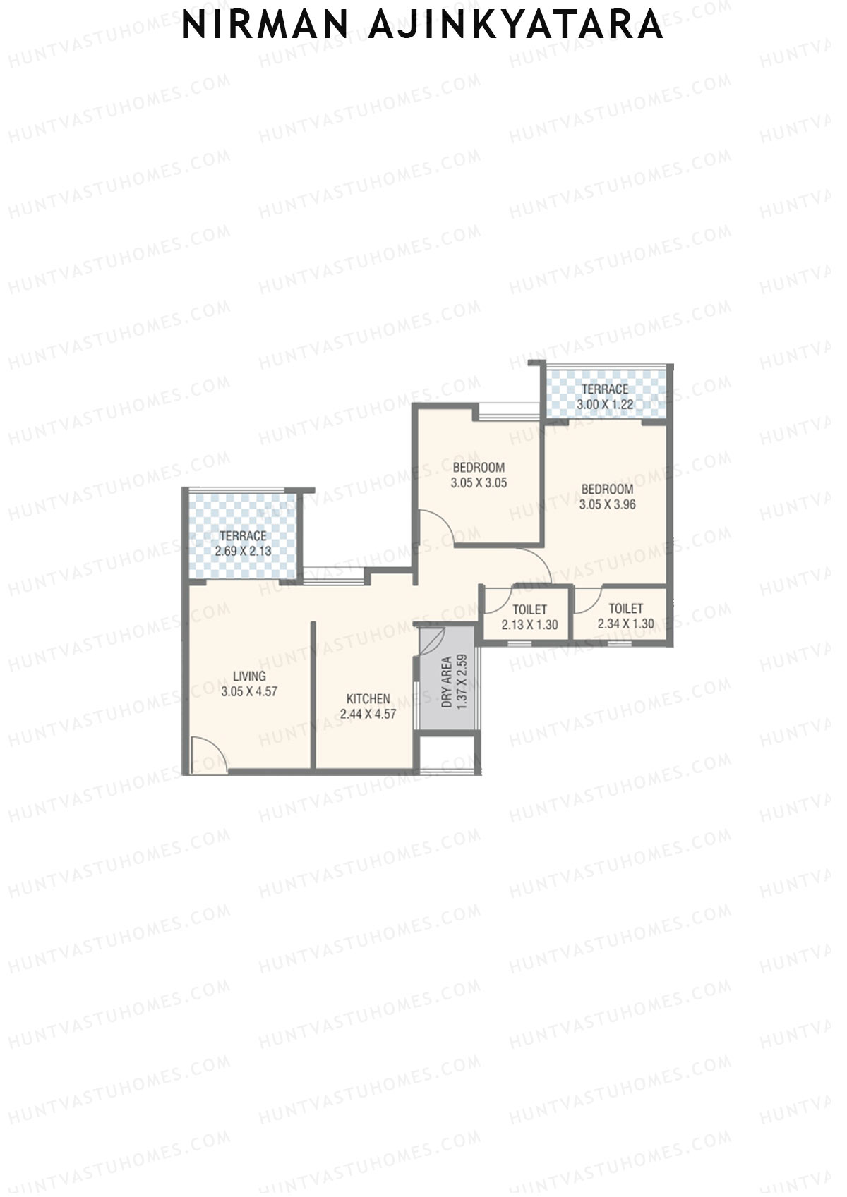 Nirman Ajinkyatara Wing A Unit 7 Floor Plan