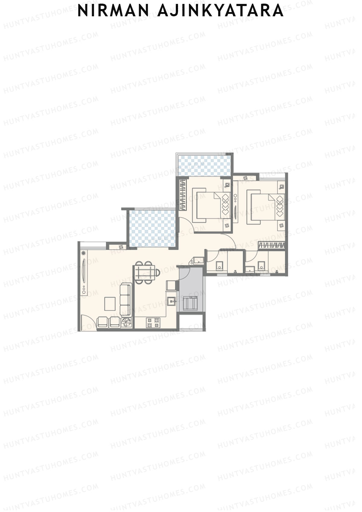 Nirman Ajinkyatara Wing A Unit 7 Floor Plan