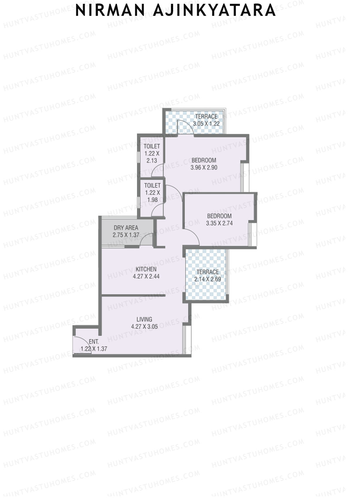 Nirman Ajinkyatara Wing A Unit 8 Floor Plan
