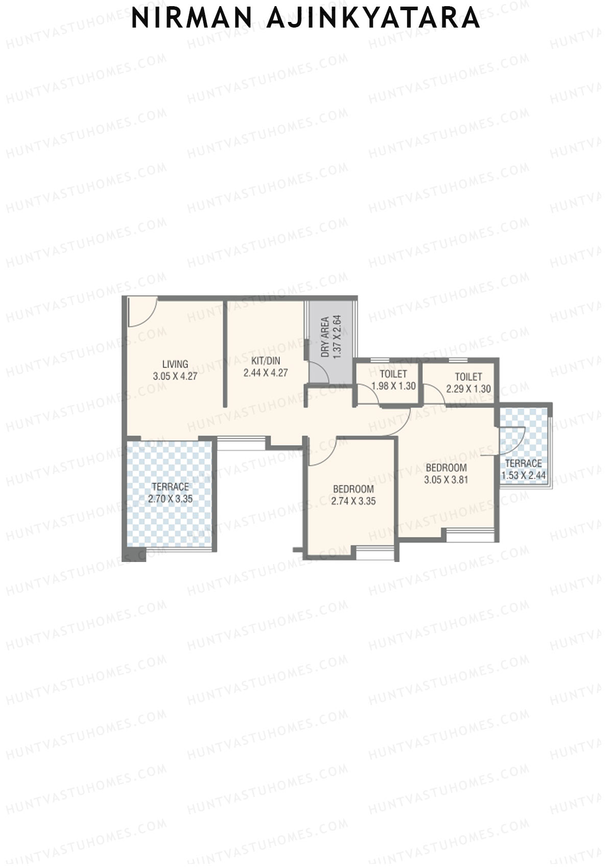 Nirman Ajinkyatara Wing A Unit 9 Floor Plan