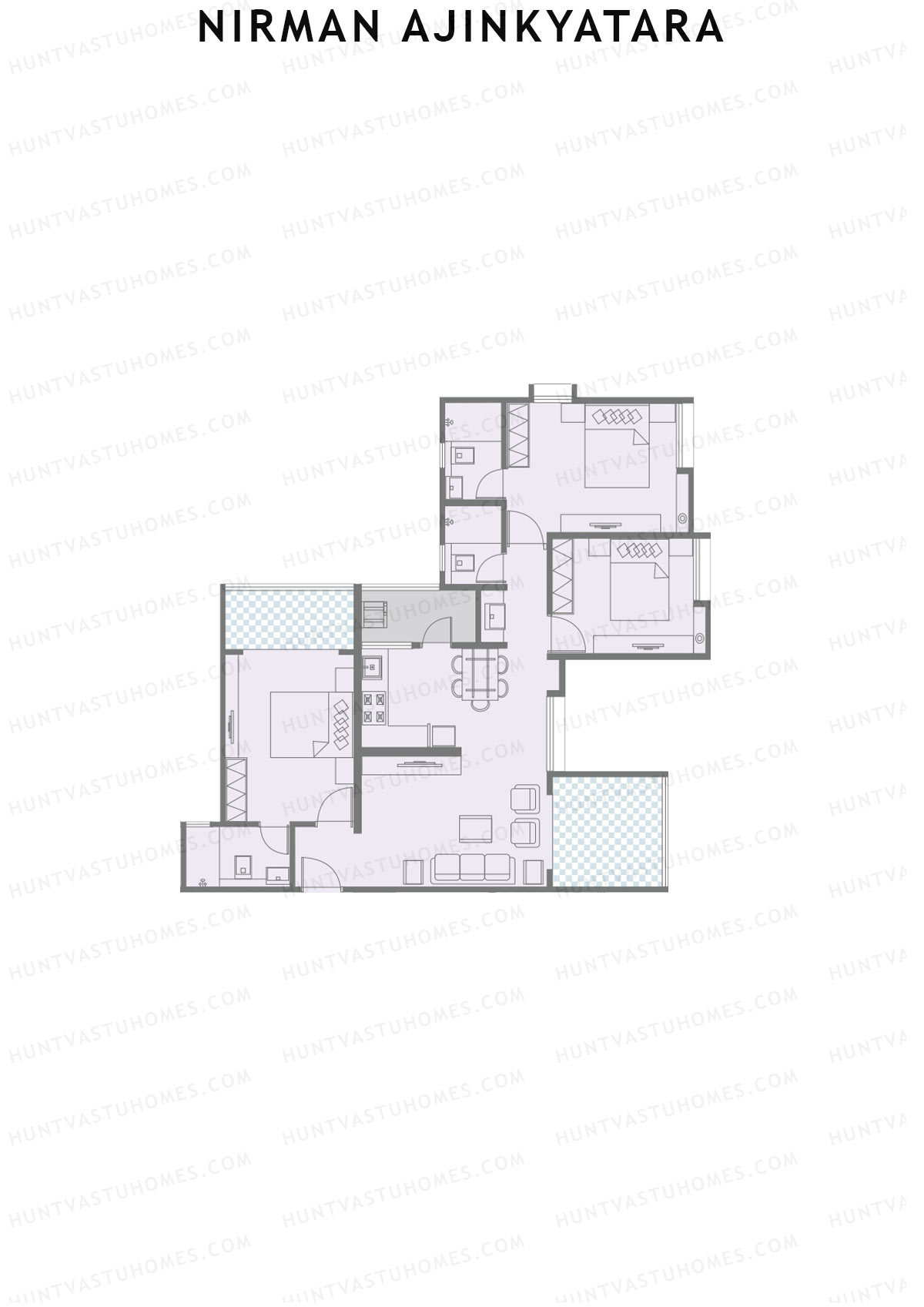 Nirman Ajinkyatara Wing B Unit 2 Floor Plan