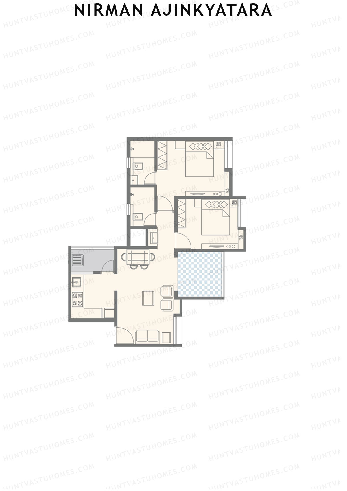 Nirman Ajinkyatara Wing B Unit 4 Floor Plan