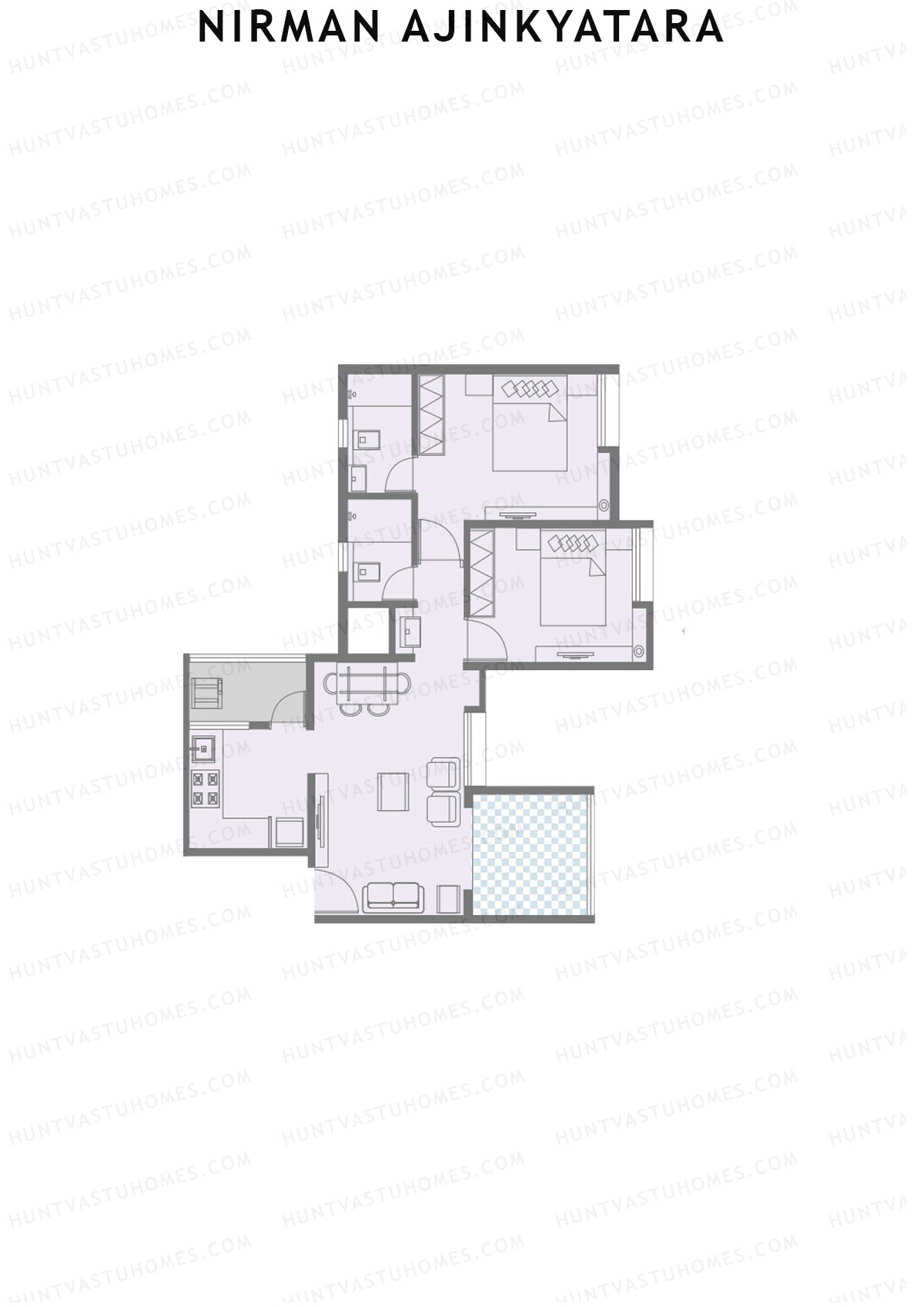 Nirman Ajinkyatara Wing B Unit 4 Floor Plan