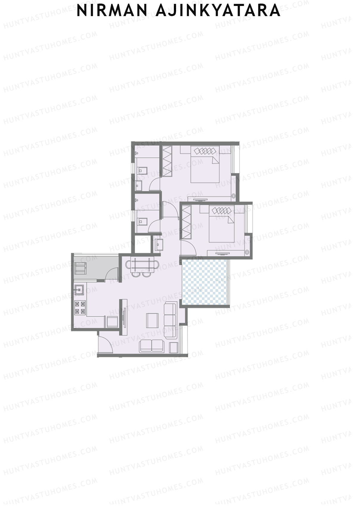 Nirman Ajinkyatara Wing B Unit 4 Floor Plan