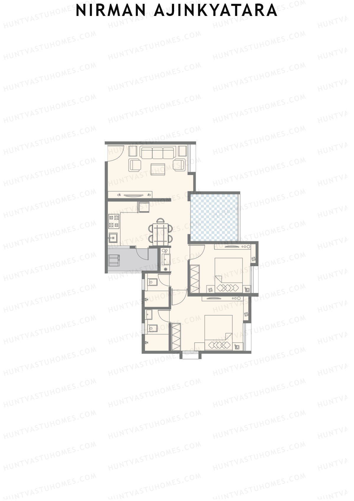 Nirman Ajinkyatara Wing B Unit 5 Floor Plan