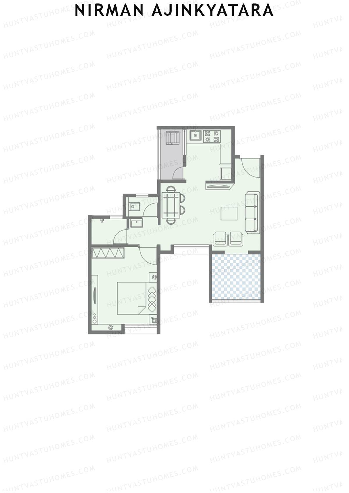 Nirman Ajinkyatara Wing B Unit 6 Floor Plan