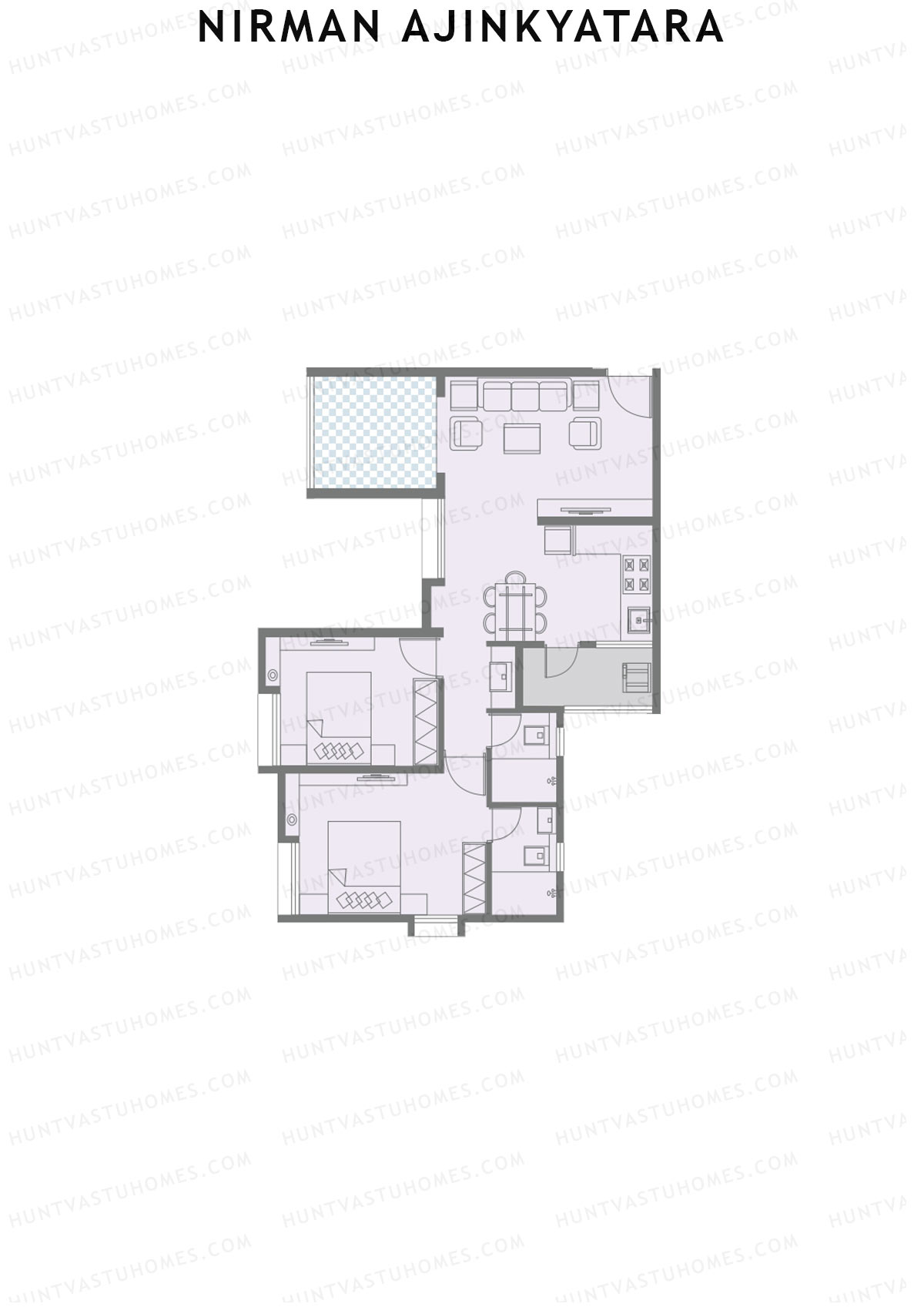 Nirman Ajinkyatara Wing B Unit 7 Floor Plan