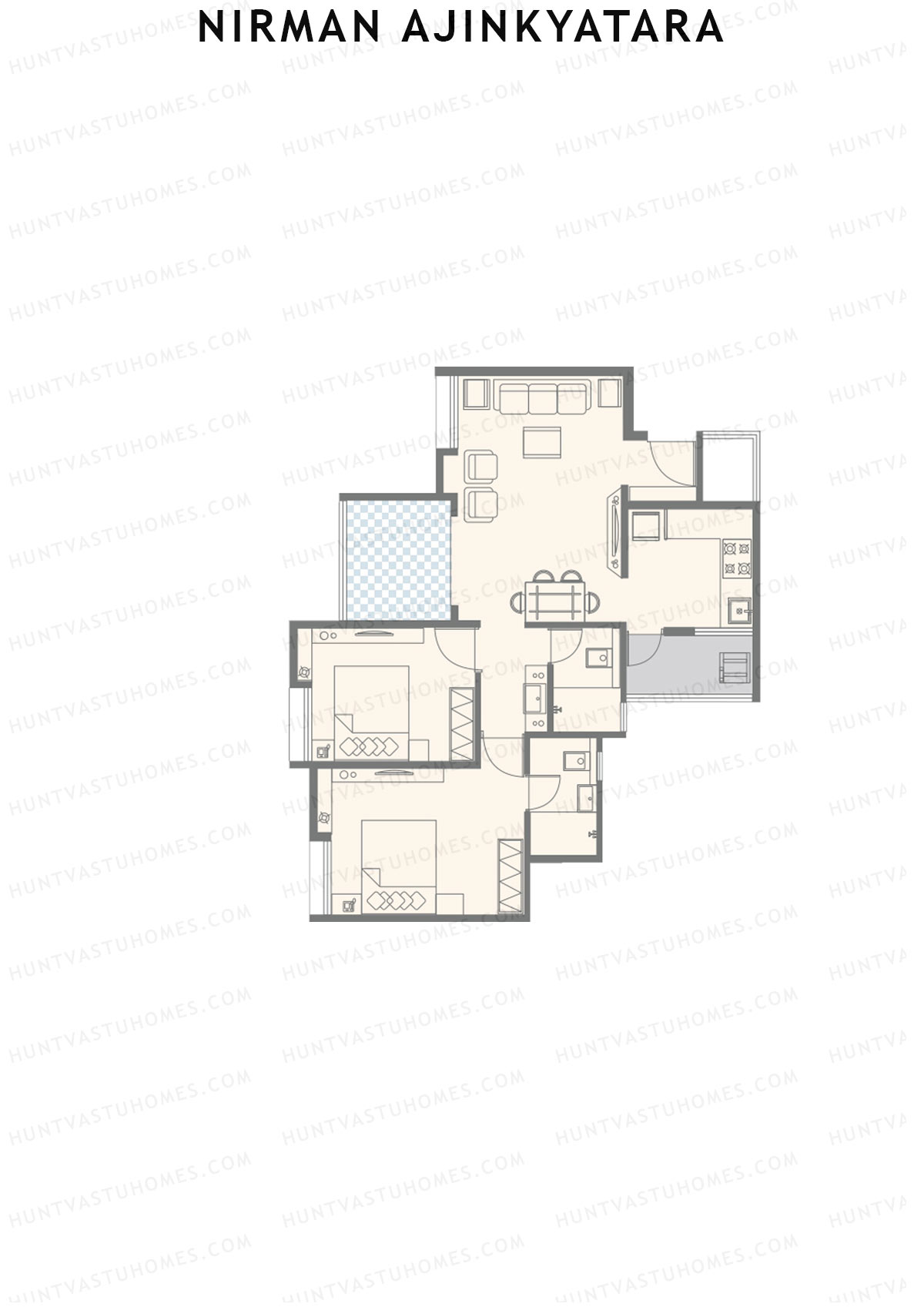 Nirman Ajinkyatara Wing B Unit 9 Floor Plan