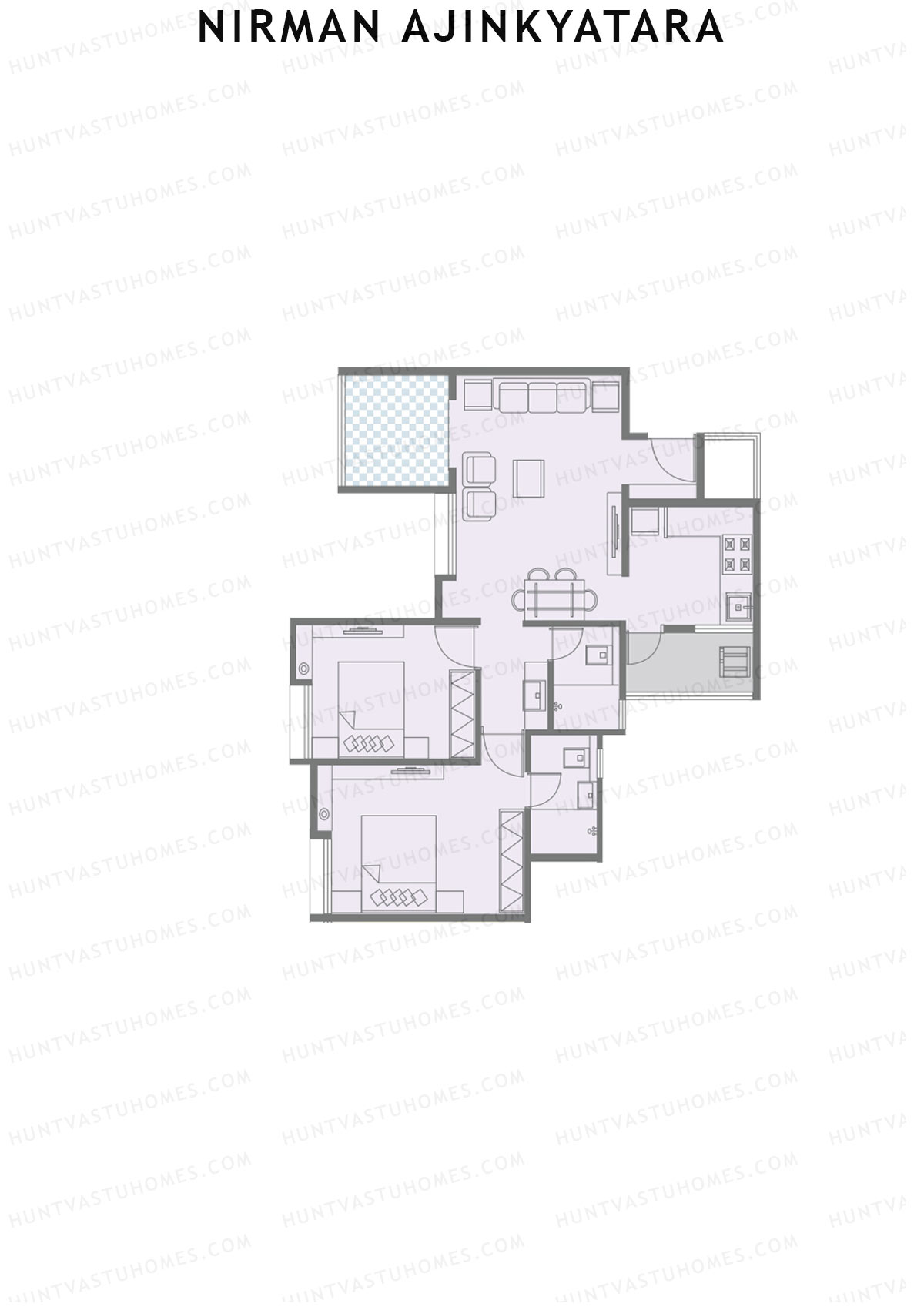 Nirman Ajinkyatara Wing B Unit 9 Floor Plan