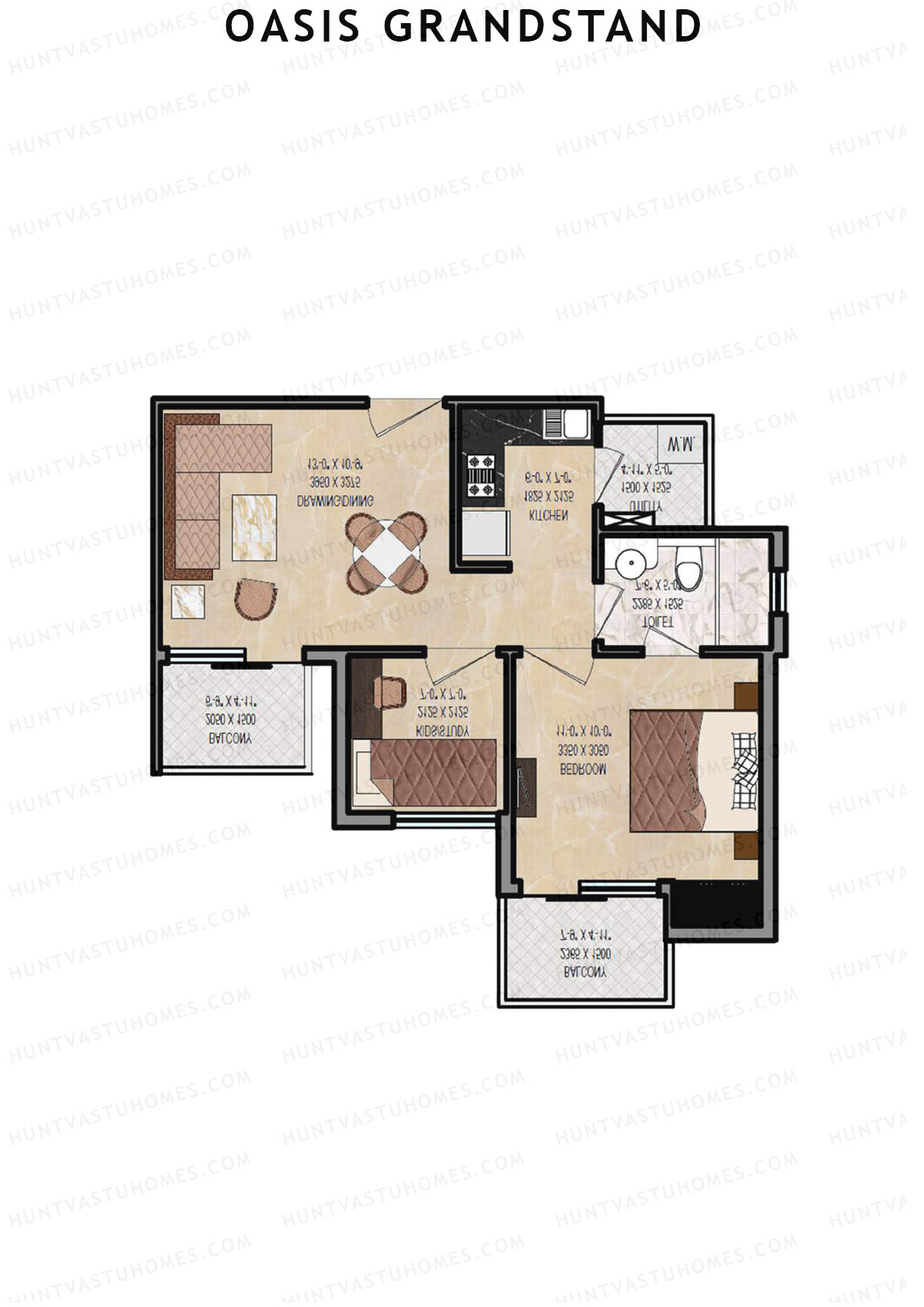 Oasis Grandstand Sepang Unit 1 Floor Plan