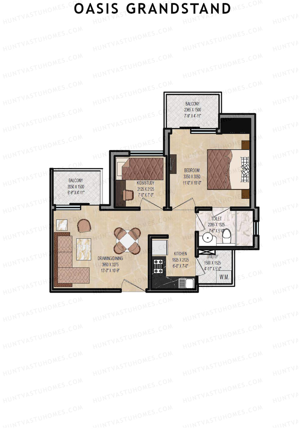Oasis Grandstand Sepang Unit 8 Floor Plan