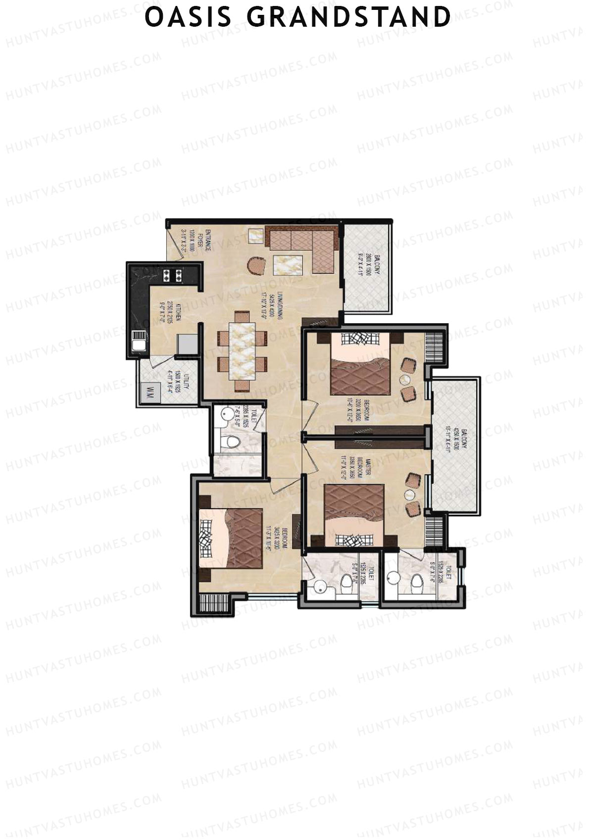 Oasis Grandstand Silverstone Unit 1 Floor Plan