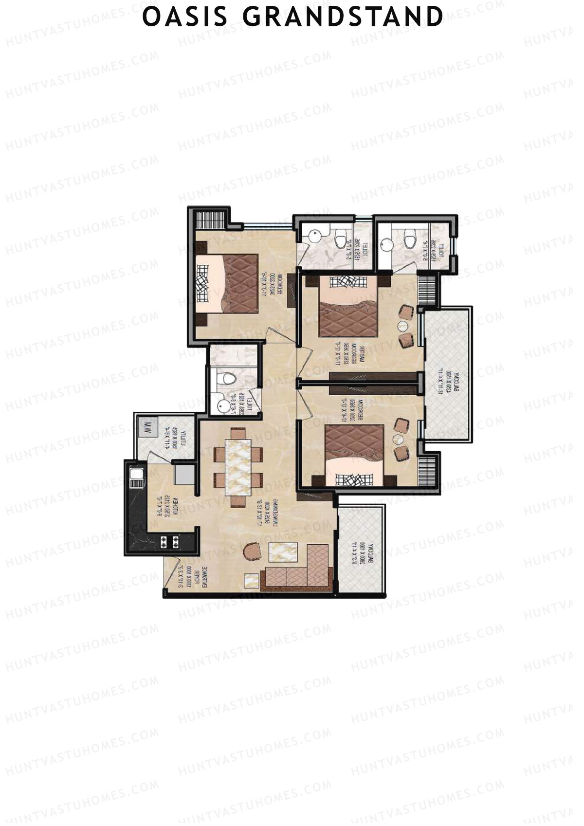 Oasis Grandstand Silverstone Unit 6 Floor Plan
