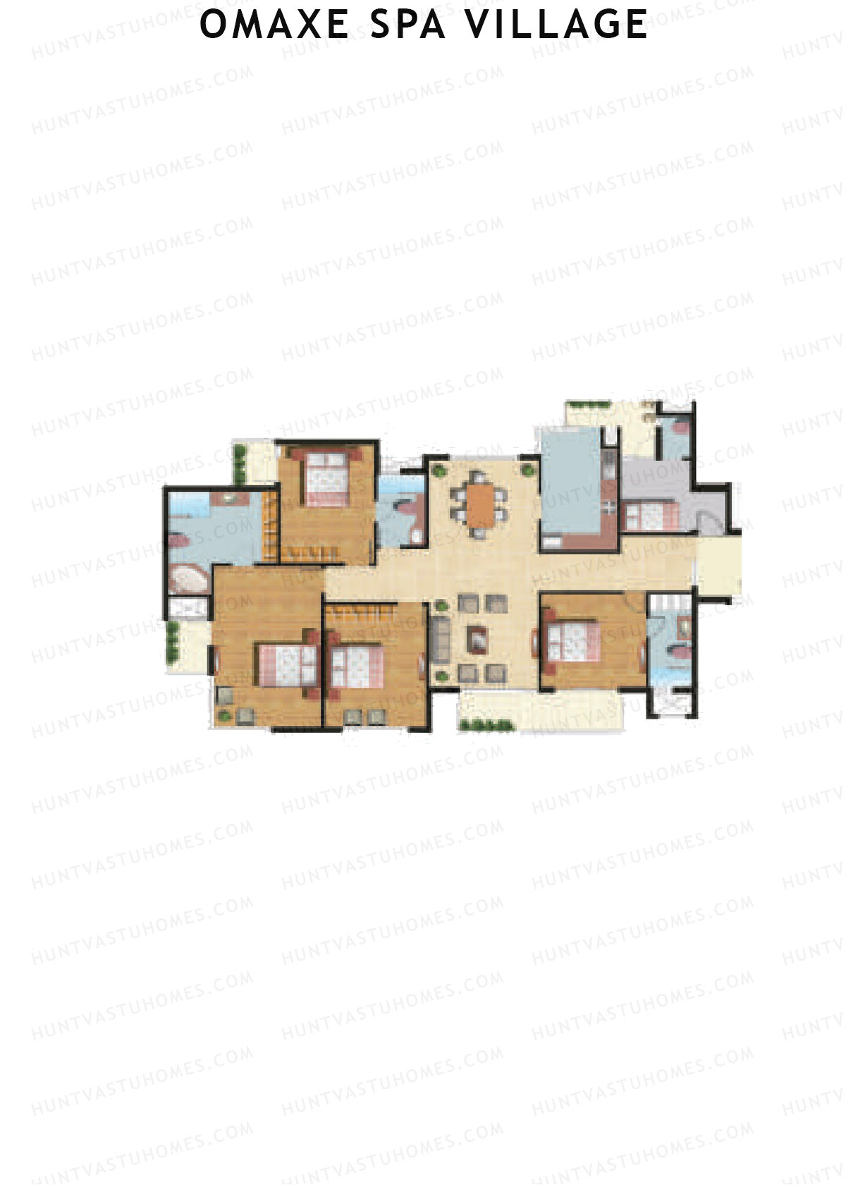 Omaxe Spa Village Signature Unit 2 Floor Plan