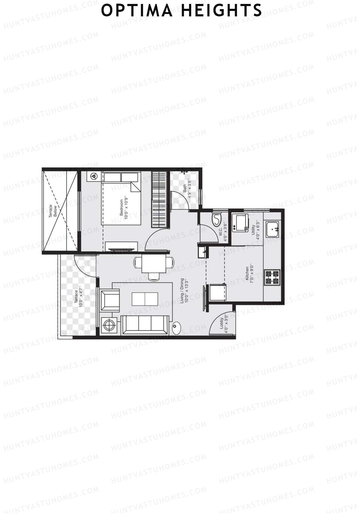 Optima Heights Wing C Unit 7 Floor Plan