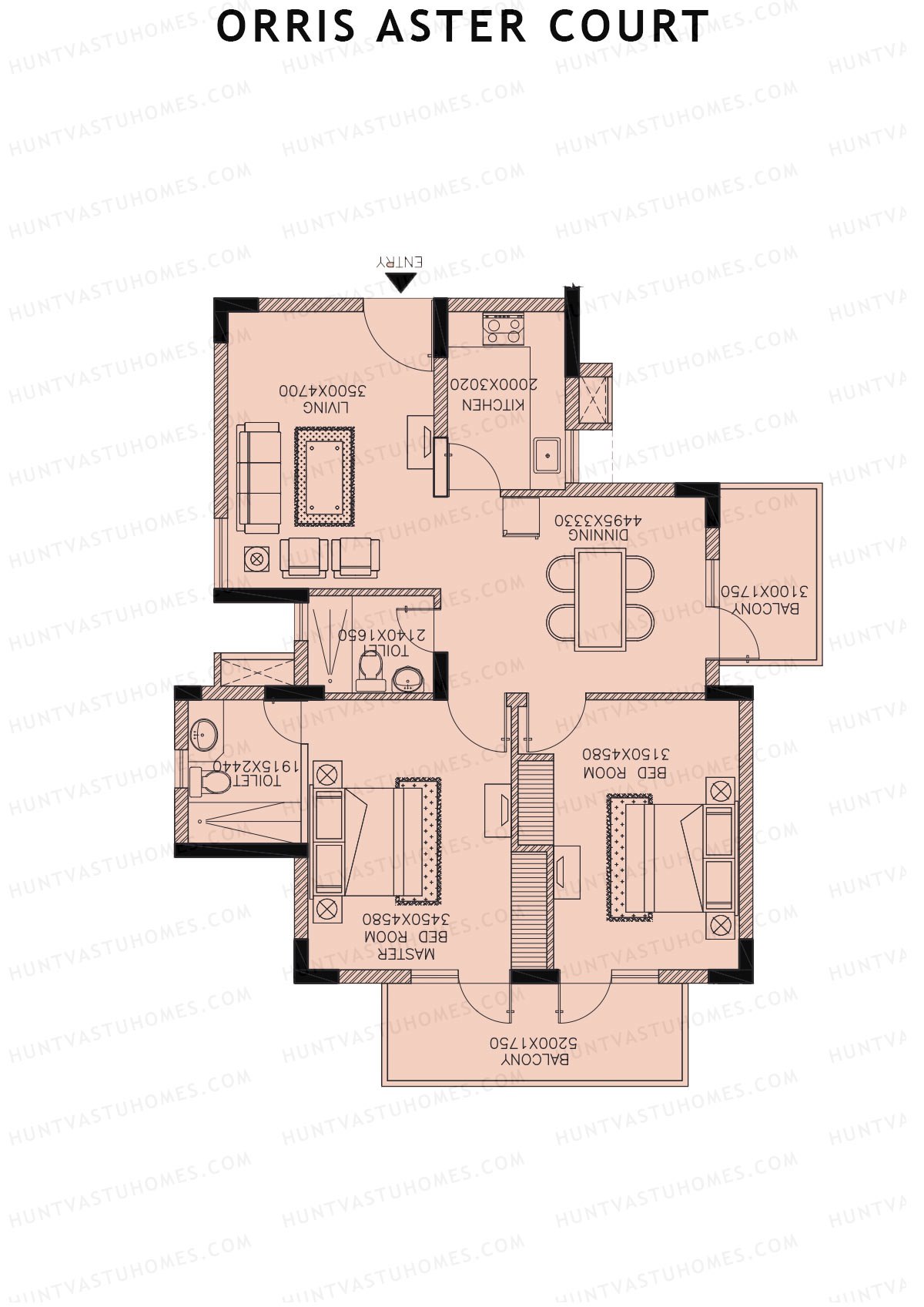 Orris Aster Court Tower 2A Unit 6 Floor Plan