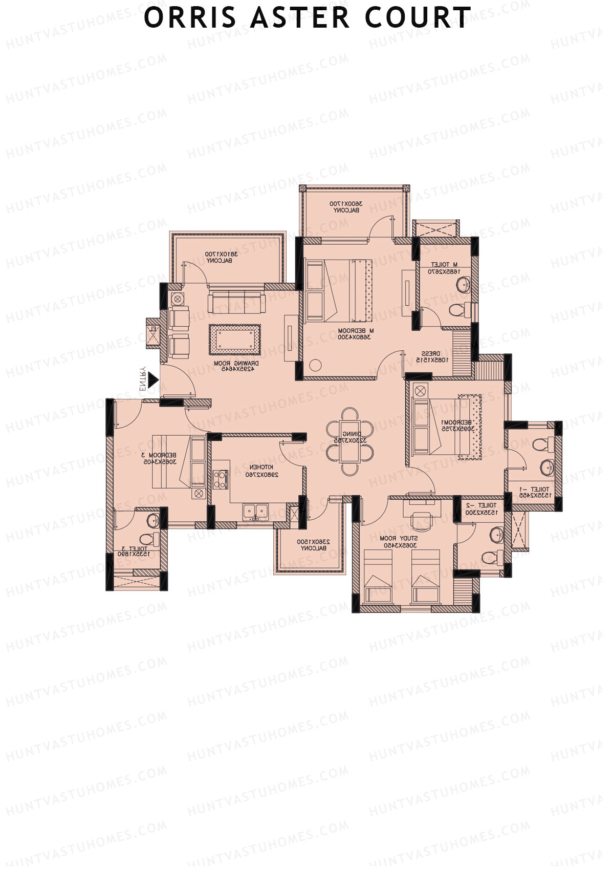 Orris Aster Court Tower 4I Unit 2 Floor Plan