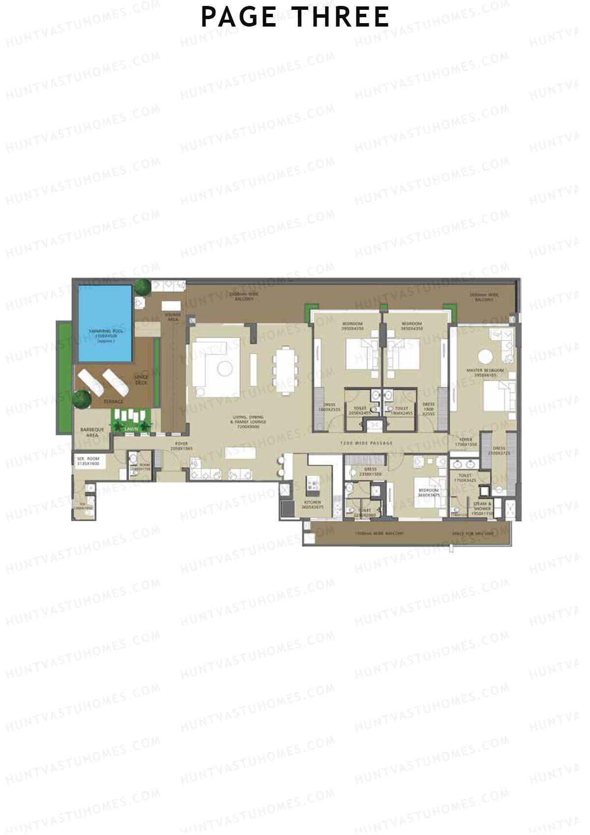 Page Three Residences Page3 Unit C101 (Type 1) Floor Plan