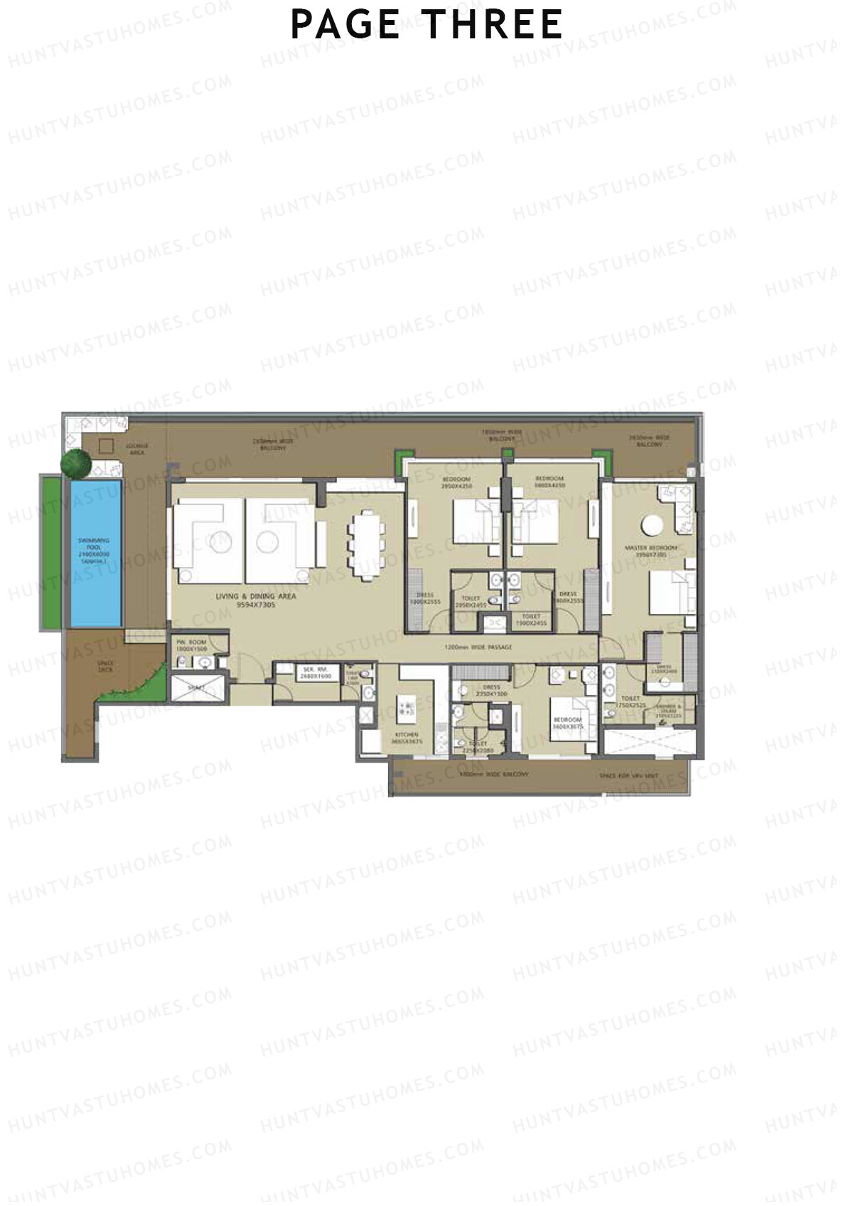 Page Three Residences Page3 Unit C201 Floor Plan