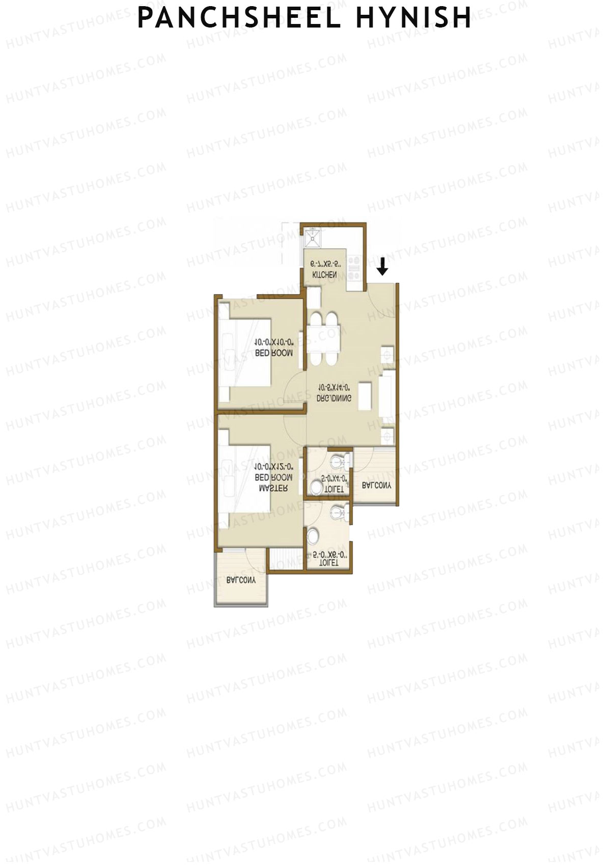 Panchsheel Hynish Tower 4 Unit 6 Floor Plan