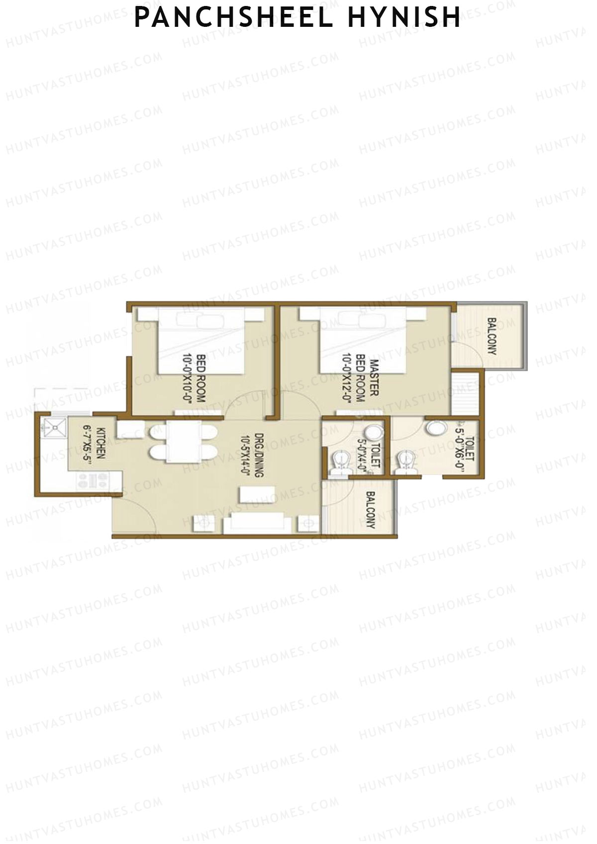 Panchsheel Hynish Tower 5 Unit 1 Floor Plan