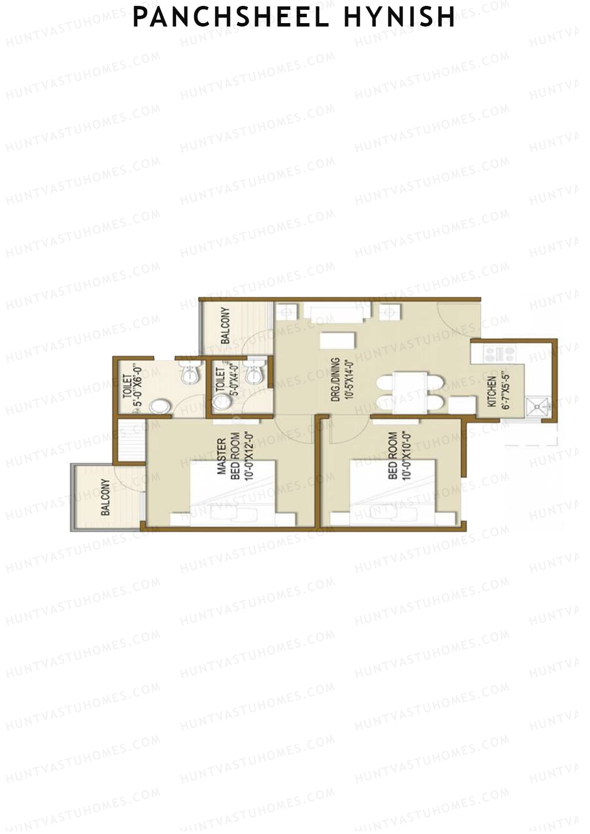 Panchsheel Hynish Tower 7 Unit 2 Floor Plan