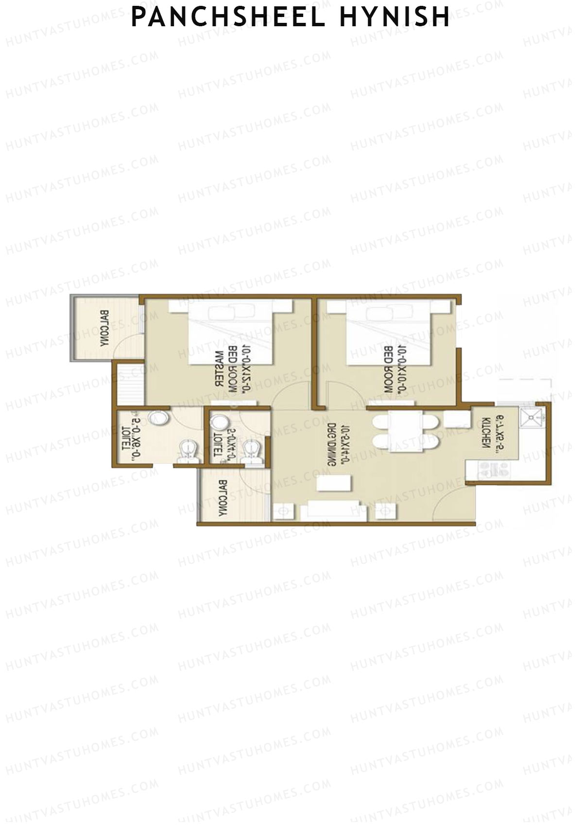 Panchsheel Hynish Tower 7 Unit 3 Floor Plan