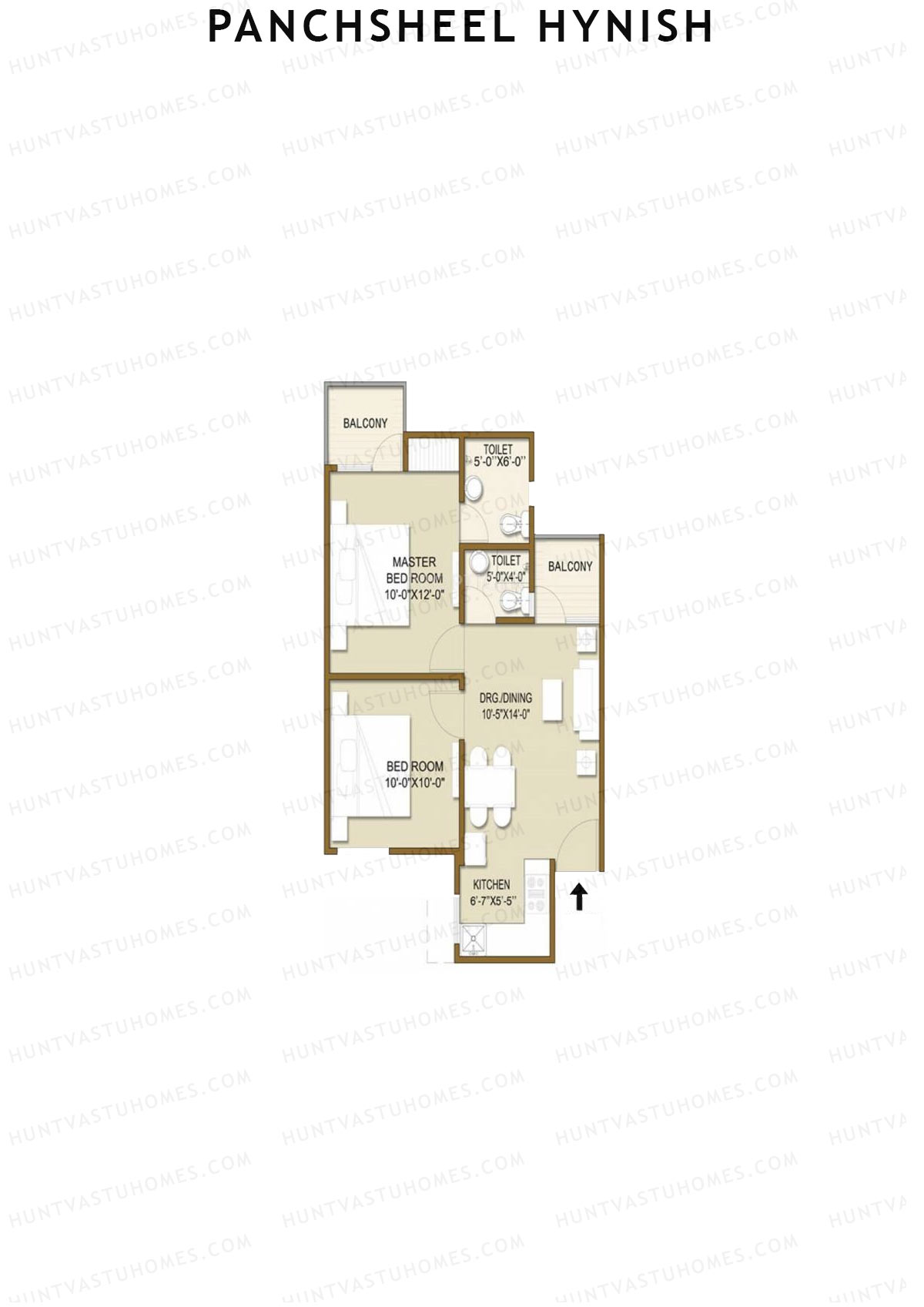 Panchsheel Hynish Tower 8 Unit 6 Floor Plan