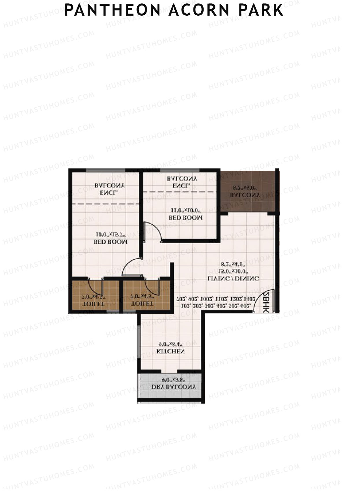 Pantheon Acorn Park Wing C Unit 7 Floor Plan