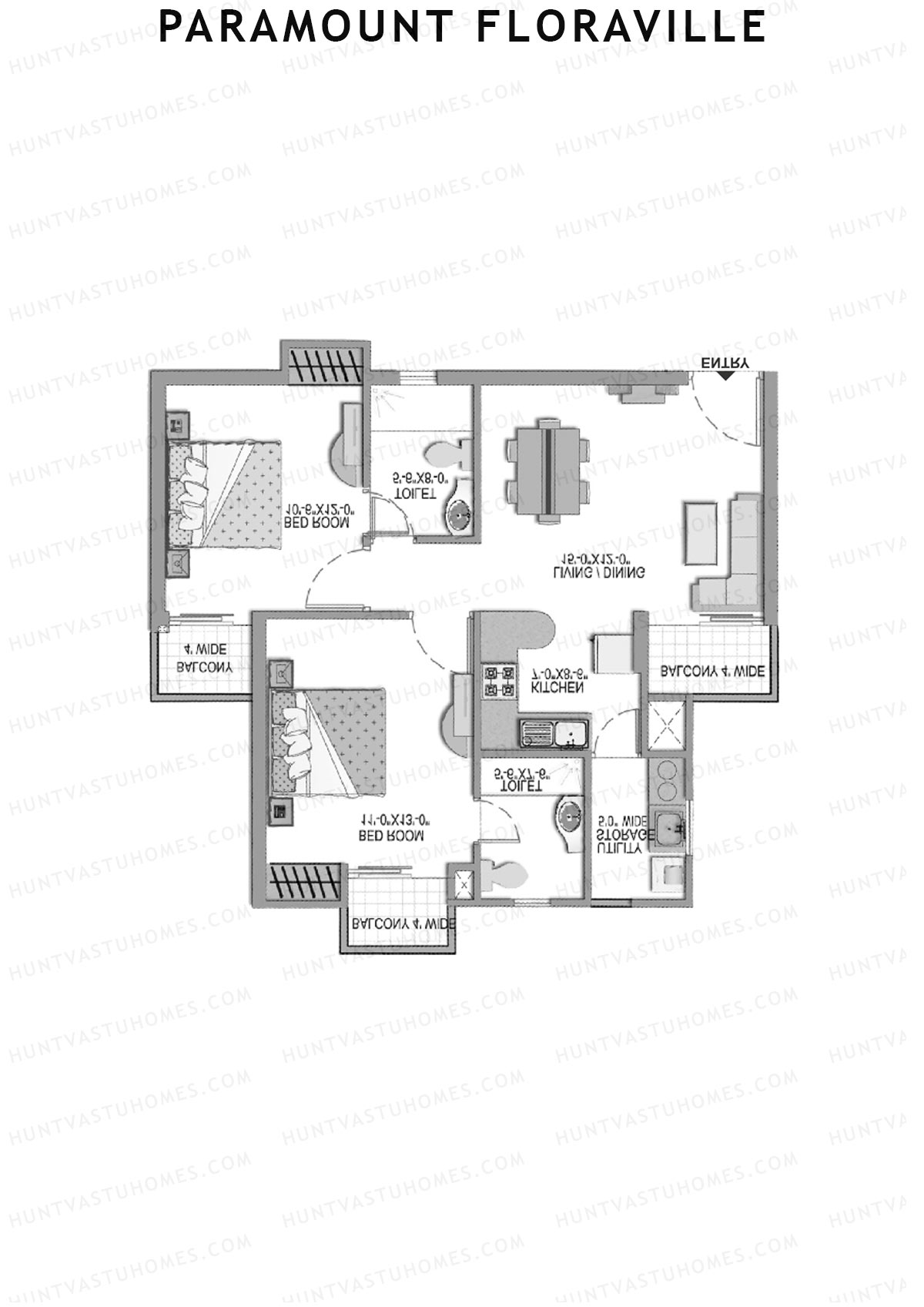 Paramount Floraville Daisy Unit 4 Floor Plan
